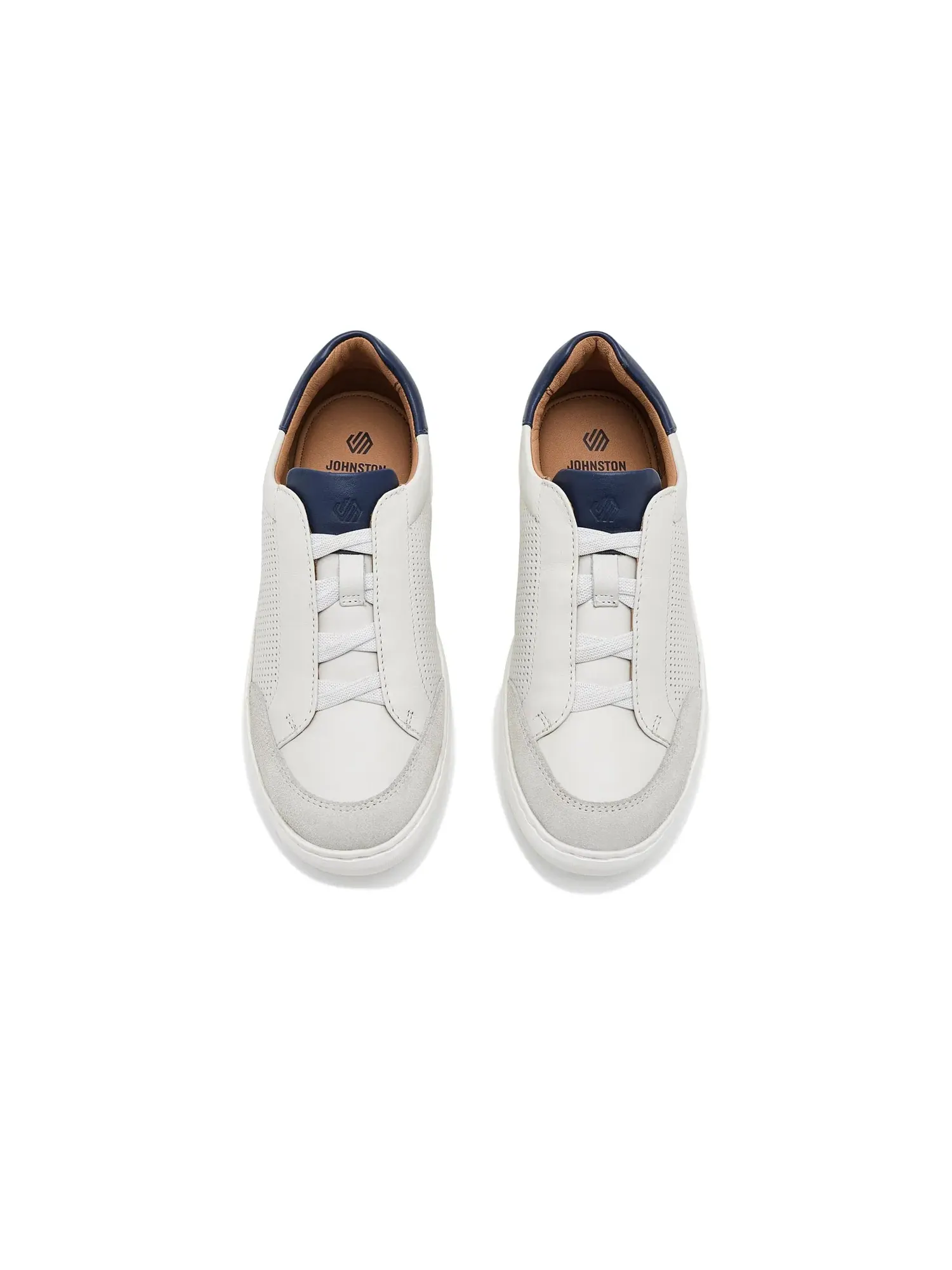 Кроссовки Anders Stretch Lace-To-Toe (для маленьких и больших детей) Johnston & Murphy Kids — изображение 2 из 4, белый