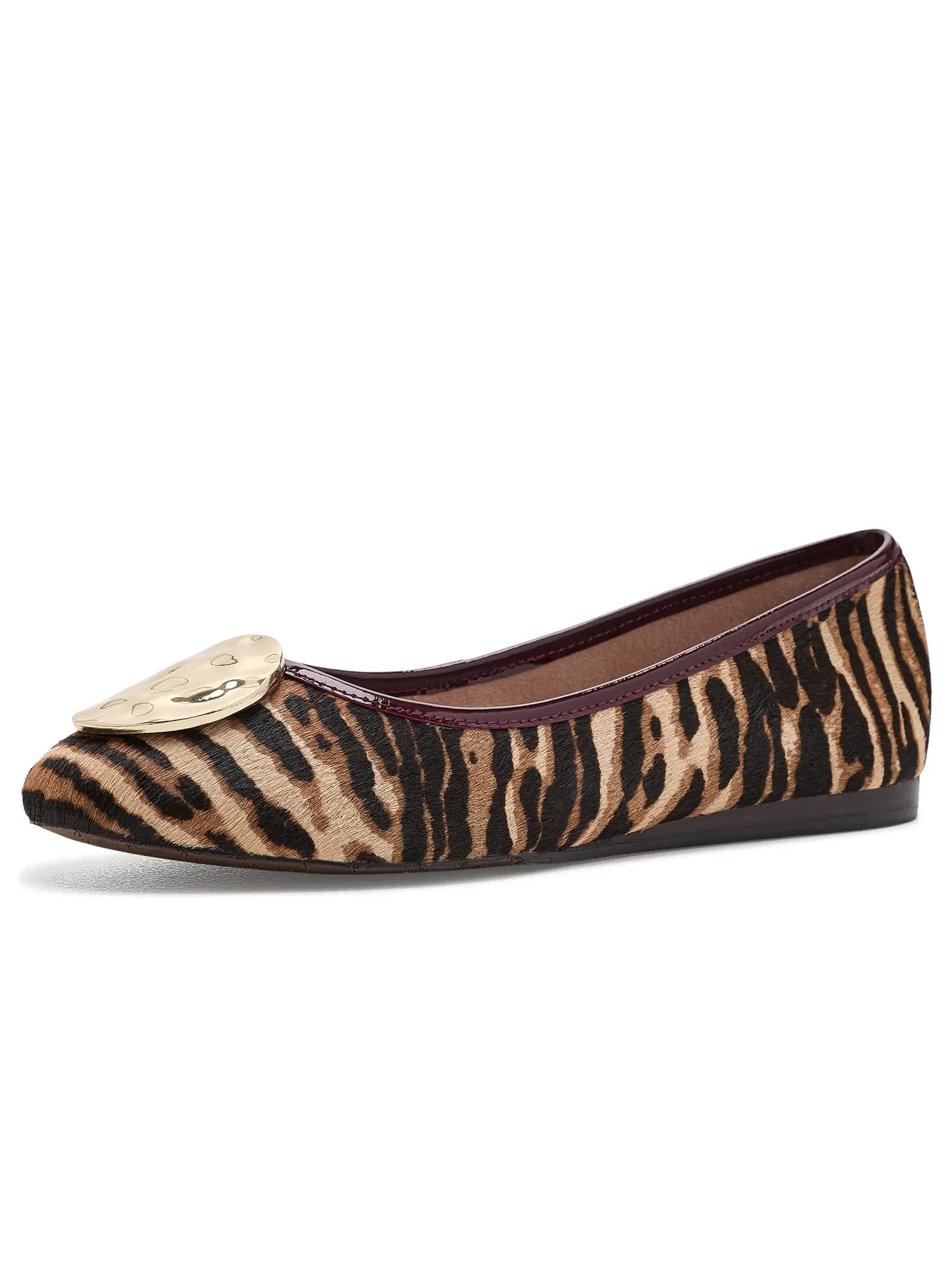 Балетки Claire Ornamental Flats Johnston & Murphy — изображение 1 из 4, бежевый/коричневый