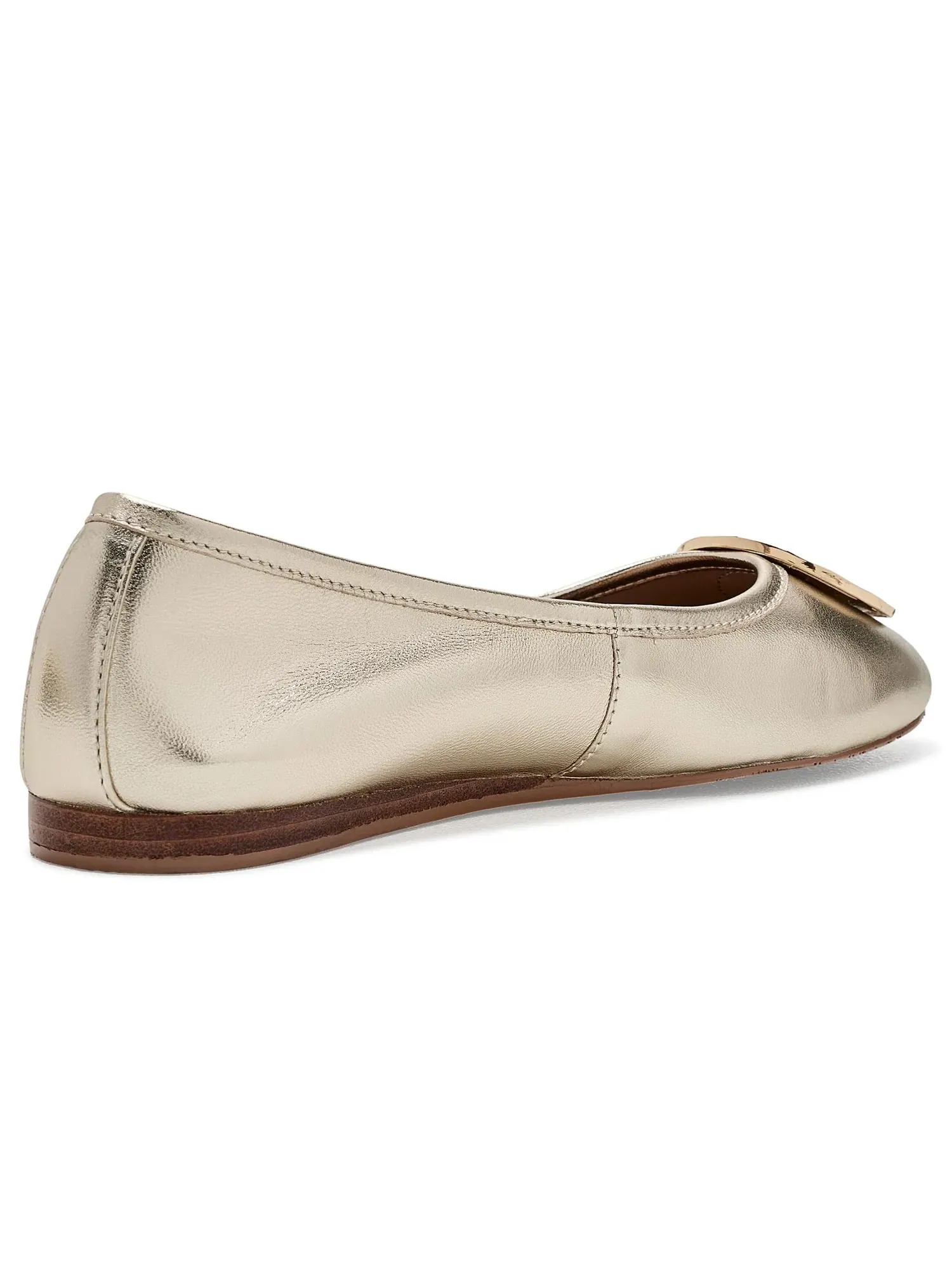 Балетки Claire Ornamental Flats Johnston & Murphy — изображение 3 из 4, золотистый металлик