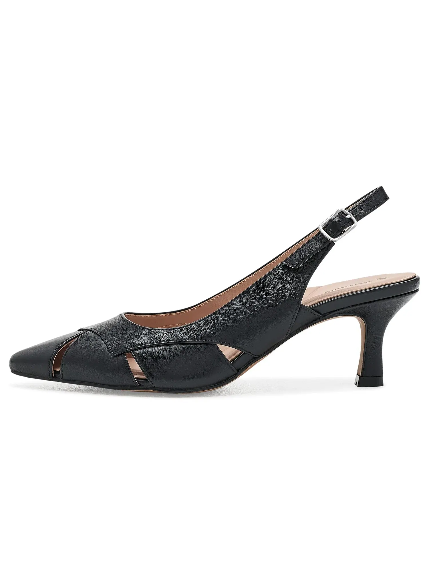 Туфли-слингбэки Lindsey Cutout Slingback Johnston & Murphy — изображение 4 из 4, черный