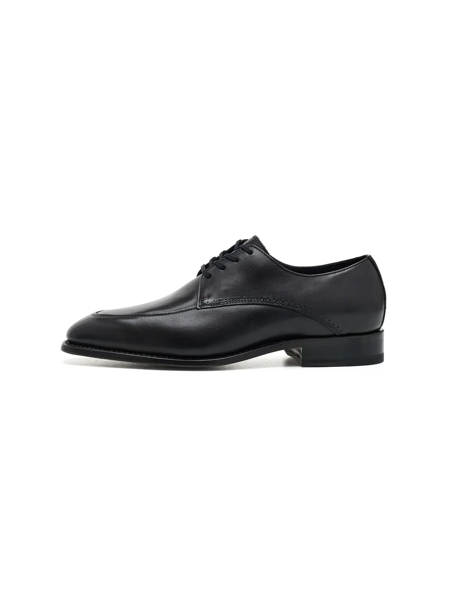 Оксфорды на шнуровке с мысом мокасин Ashton Moc Toe Lace-up Johnston & Murphy — изображение 4 из 4, черный