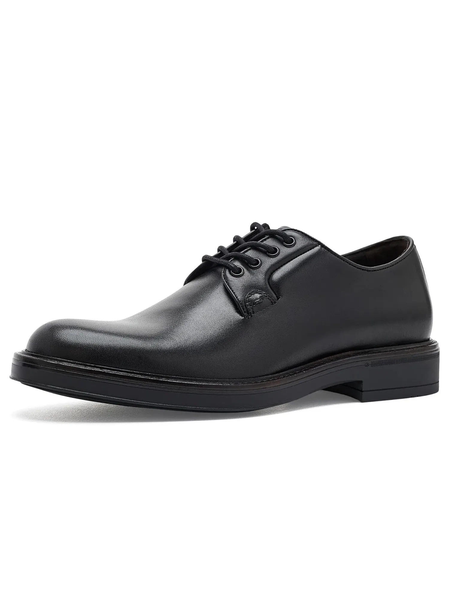 Оксфорды с гладким носком Brady Plain Toe Johnston & Murphy — изображение 1 из 4, черный