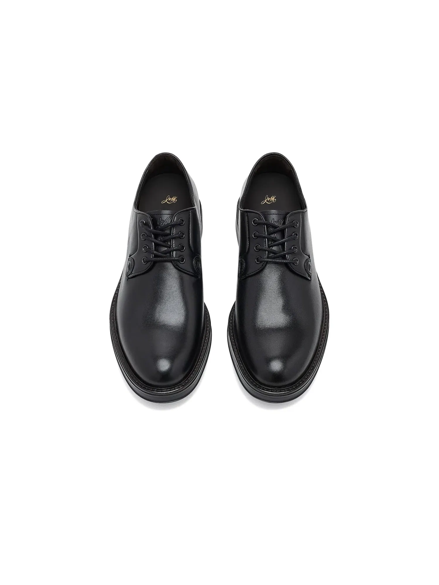 Оксфорды с гладким носком Brady Plain Toe Johnston & Murphy — изображение 2 из 4, черный