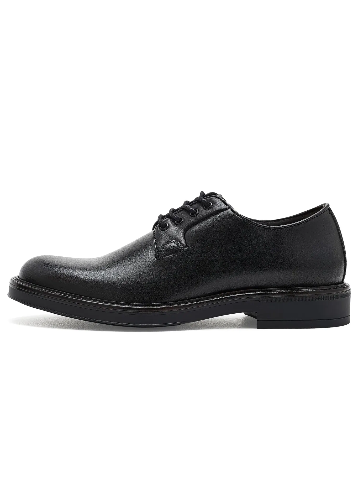 Оксфорды с гладким носком Brady Plain Toe Johnston & Murphy — изображение 4 из 4, черный