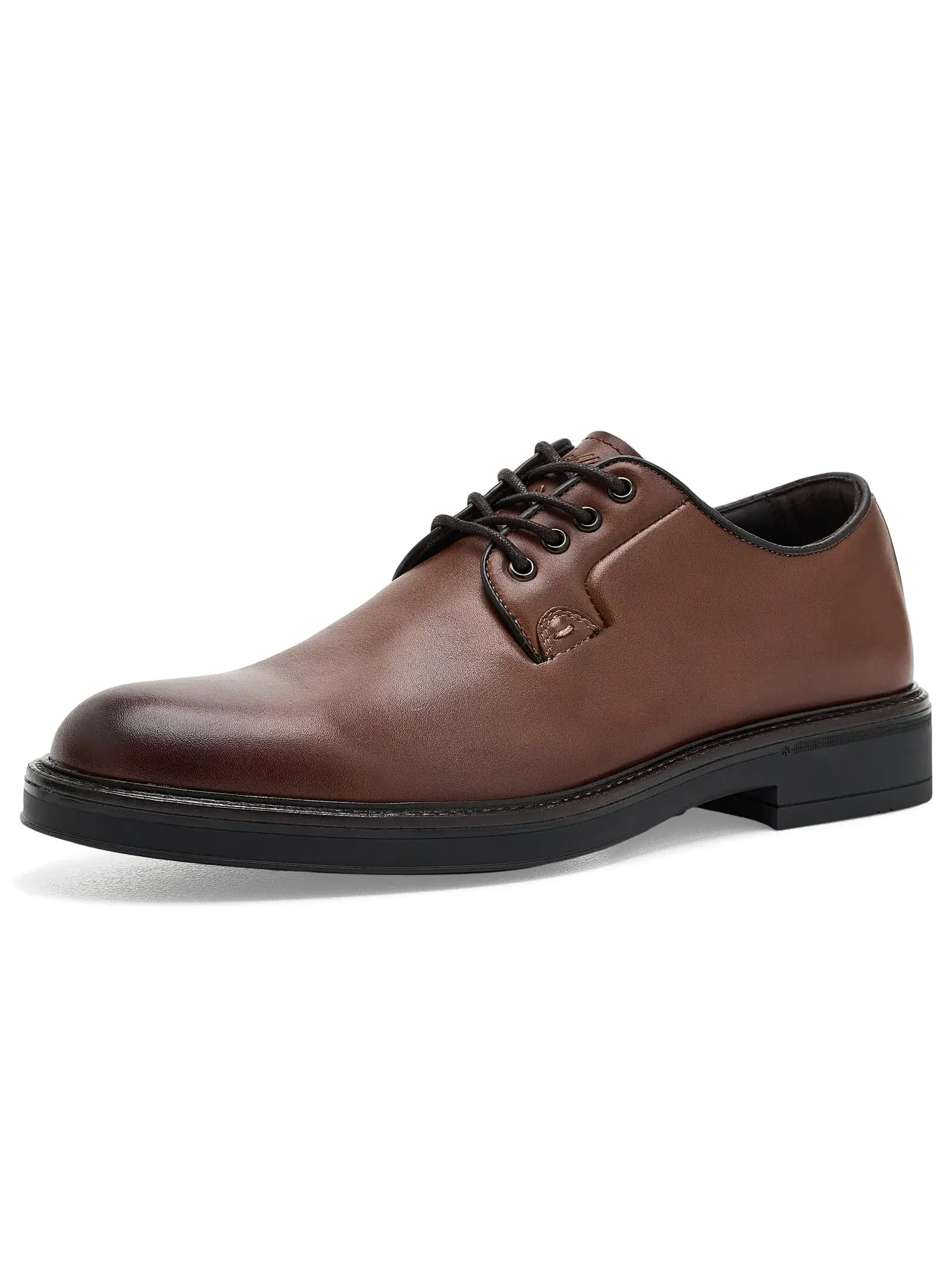Оксфорды с гладким носком Brady Plain Toe Johnston & Murphy — изображение 1 из 4, бежевый