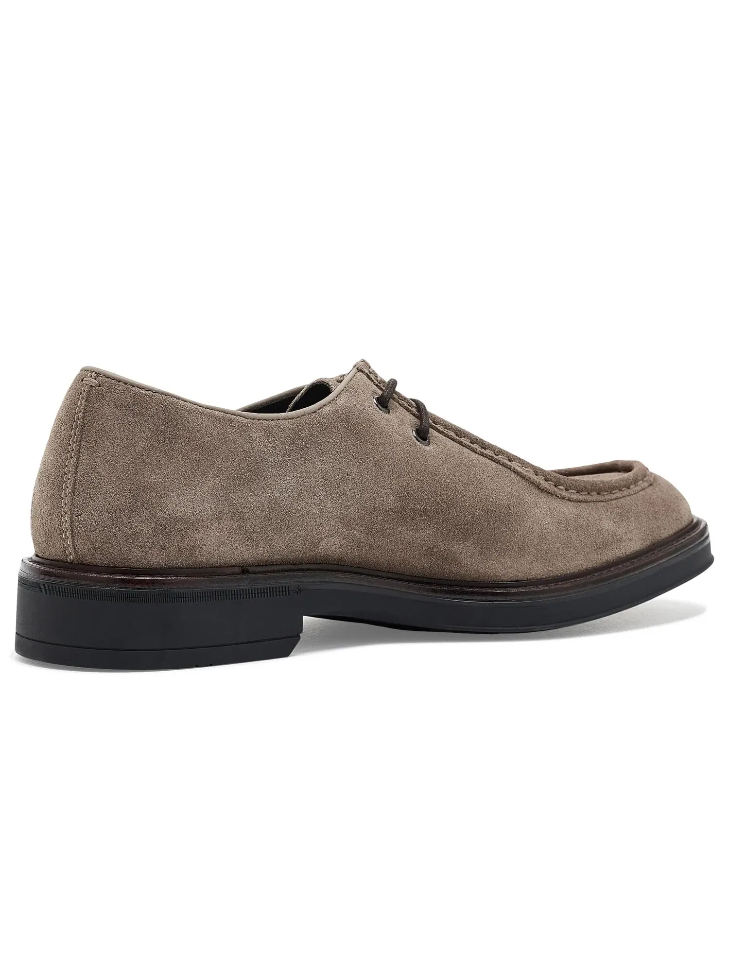 Лоферы на шнуровке с мысом мокасин Brady Moc Toe Lace-up Johnston & Murphy — изображение 3 из 4, серый