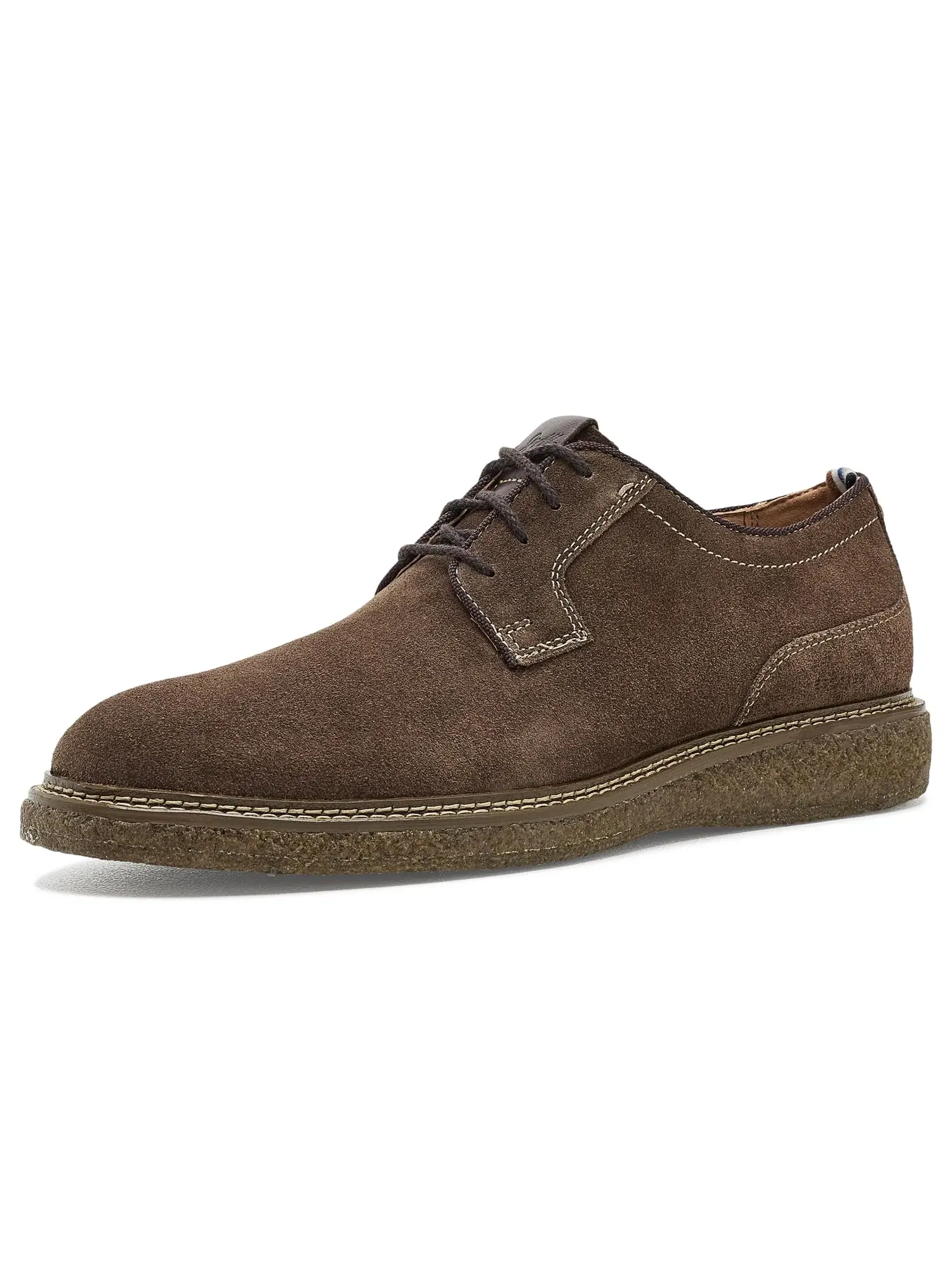 Оксфорды с гладким носком Clint Plain Toe Johnston & Murphy — изображение 1 из 4, коричневый