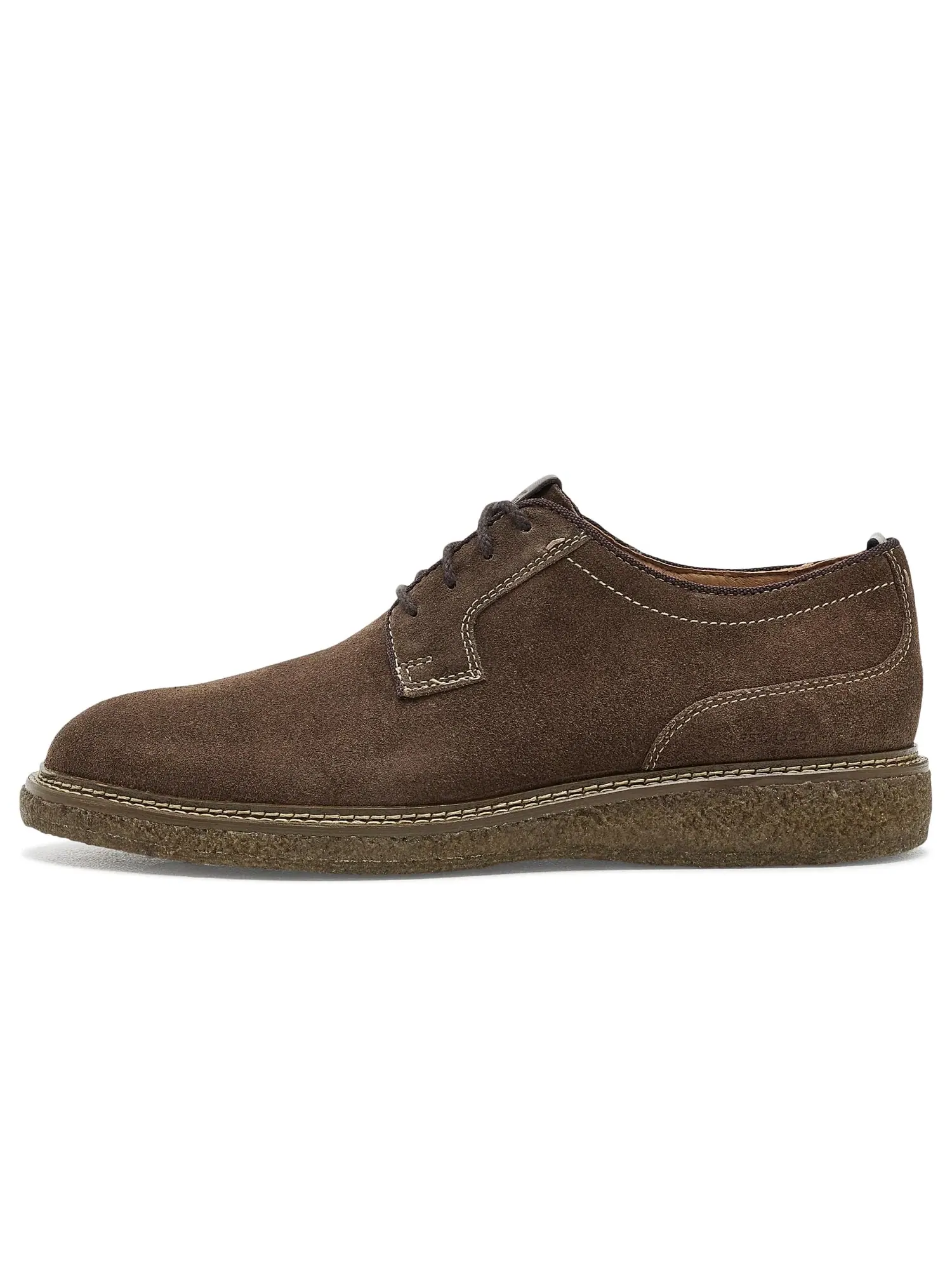 Оксфорды с гладким носком Clint Plain Toe Johnston & Murphy — изображение 4 из 4, коричневый