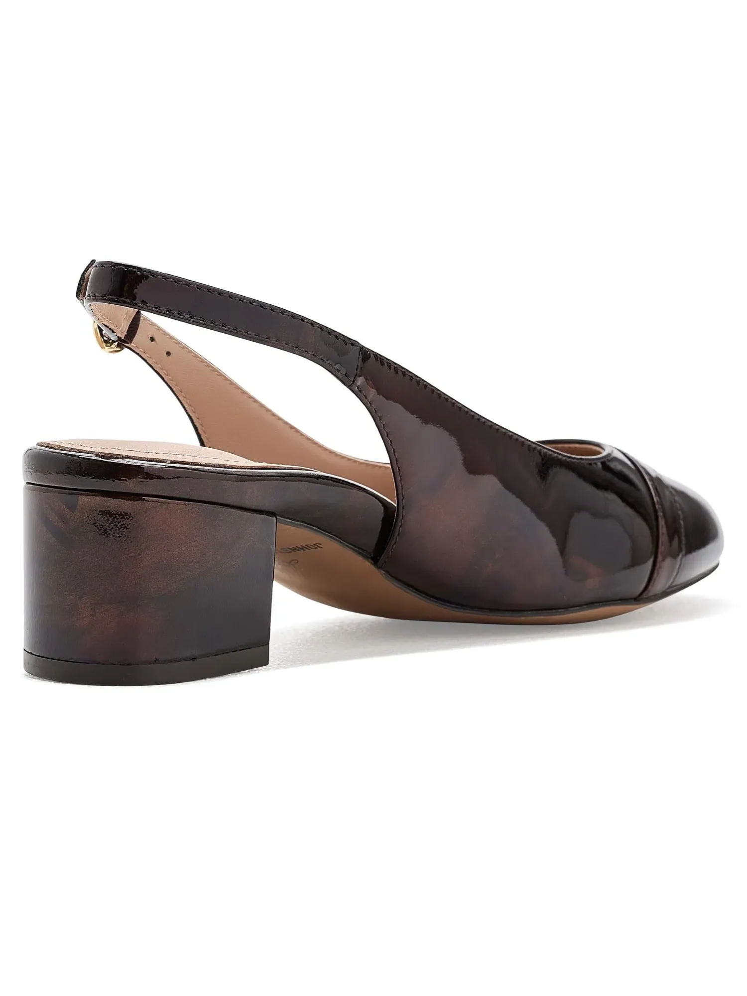 Туфли-слингбэки Sienna Button Slingback Johnston & Murphy — изображение 3 из 4, коричневый