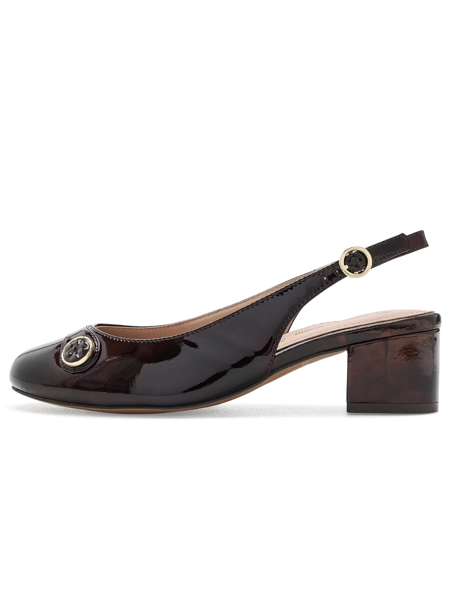 Туфли-слингбэки Sienna Button Slingback Johnston & Murphy — изображение 4 из 4, коричневый