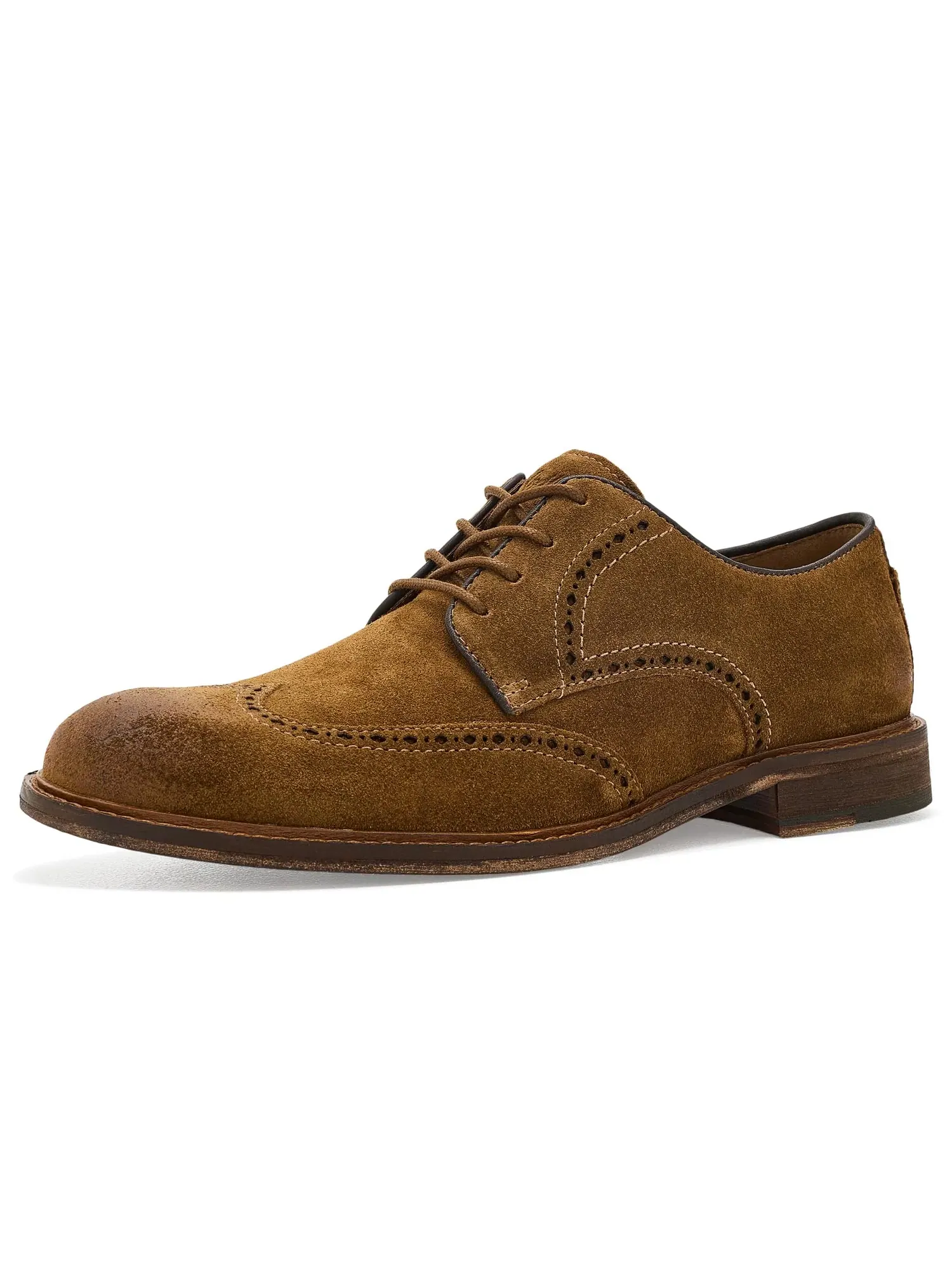 Оксфорды с перфорацией Ripley Wingtip Johnston & Murphy — изображение 1 из 4, бежевый