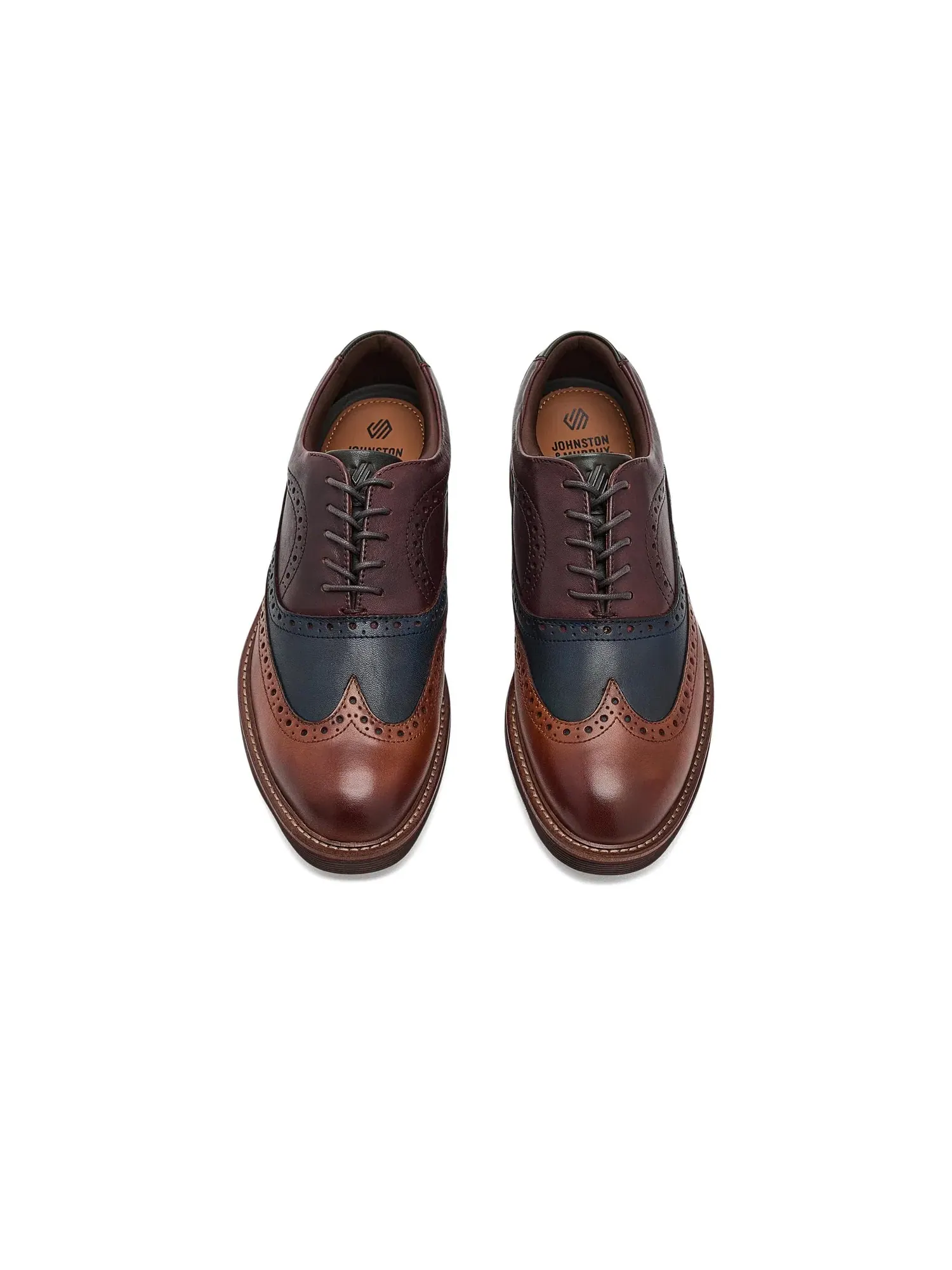 Оксфорды с перфорацией Tyson Wingtip Johnston & Murphy — изображение 2 из 4