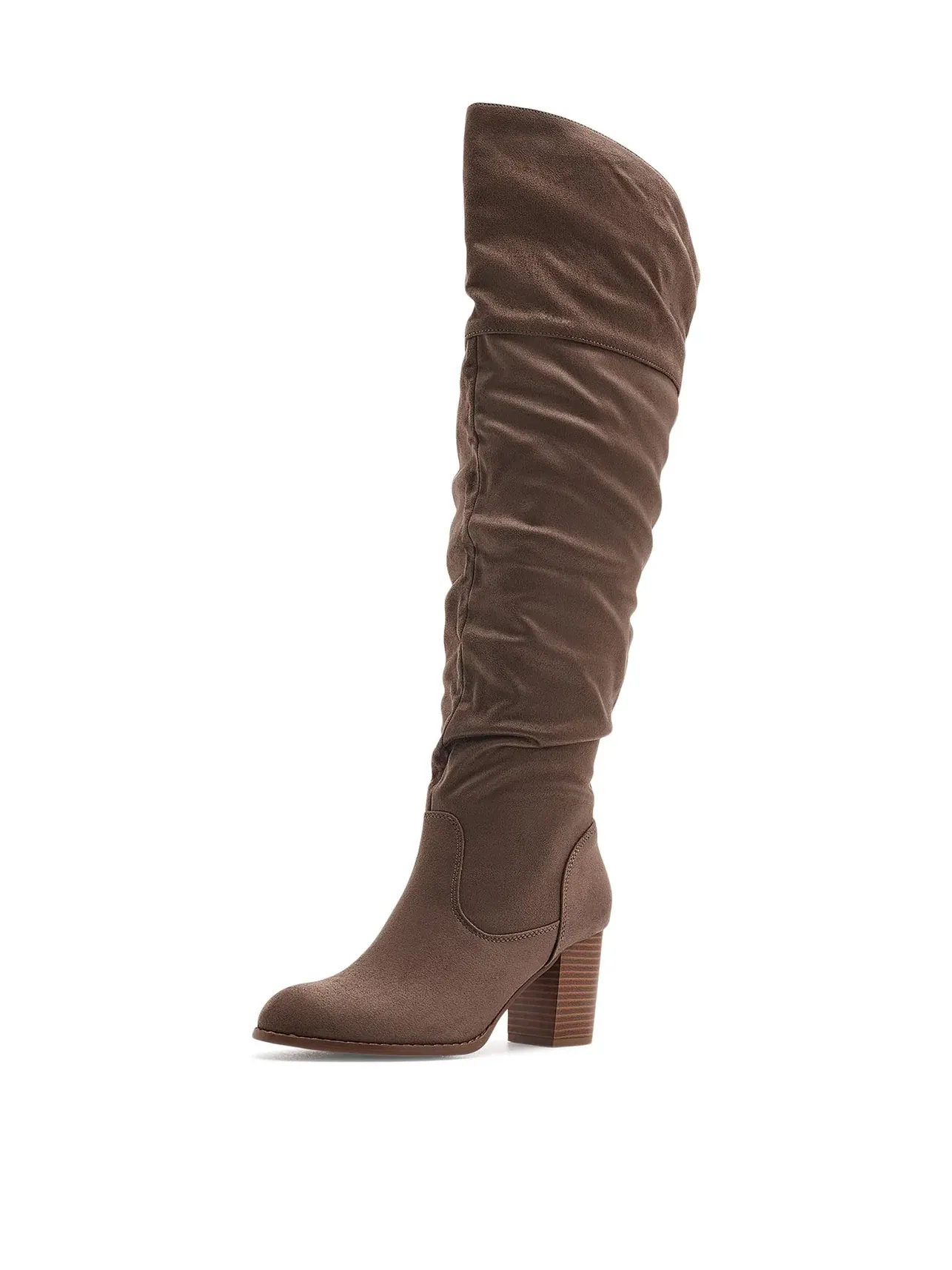 Ботинки Kaison - Wide Calf Journee Collection — изображение 1 из 4, тауп