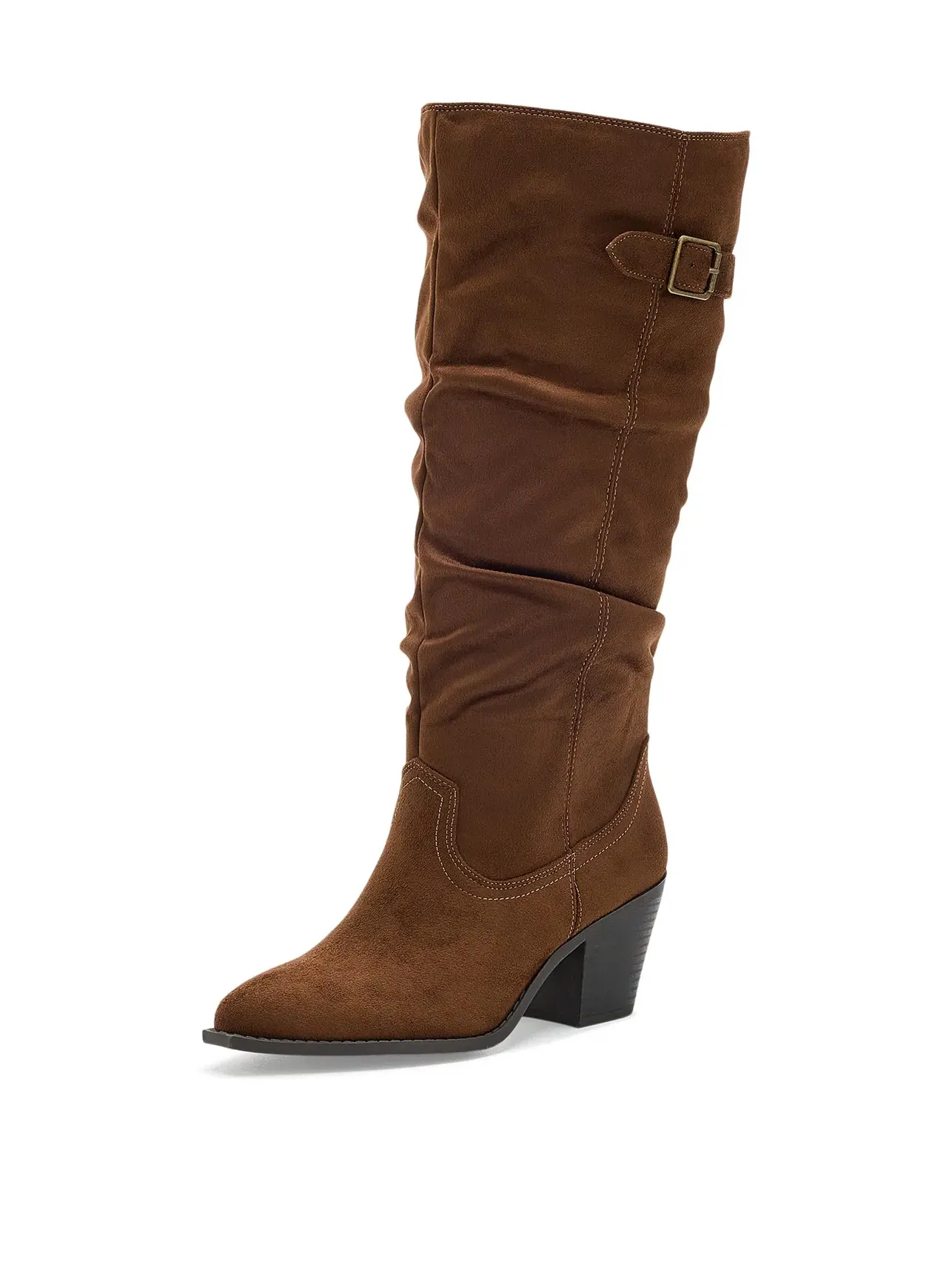 Ботинки Kaleah - Wide Calf Journee Collection — изображение 1 из 4, коричневый