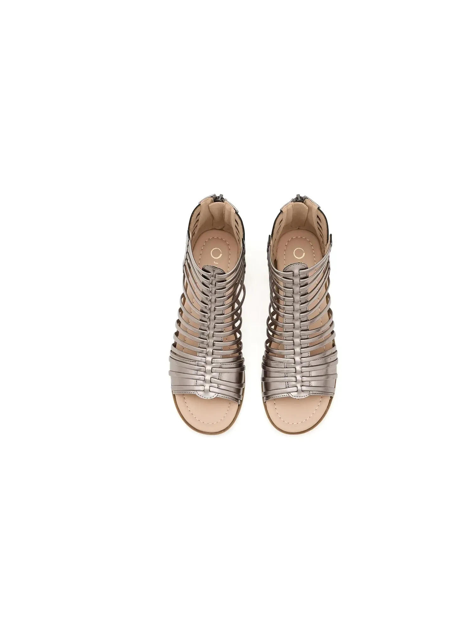 Сандалии Della Journee Collection — изображение 2 из 4, серебристый