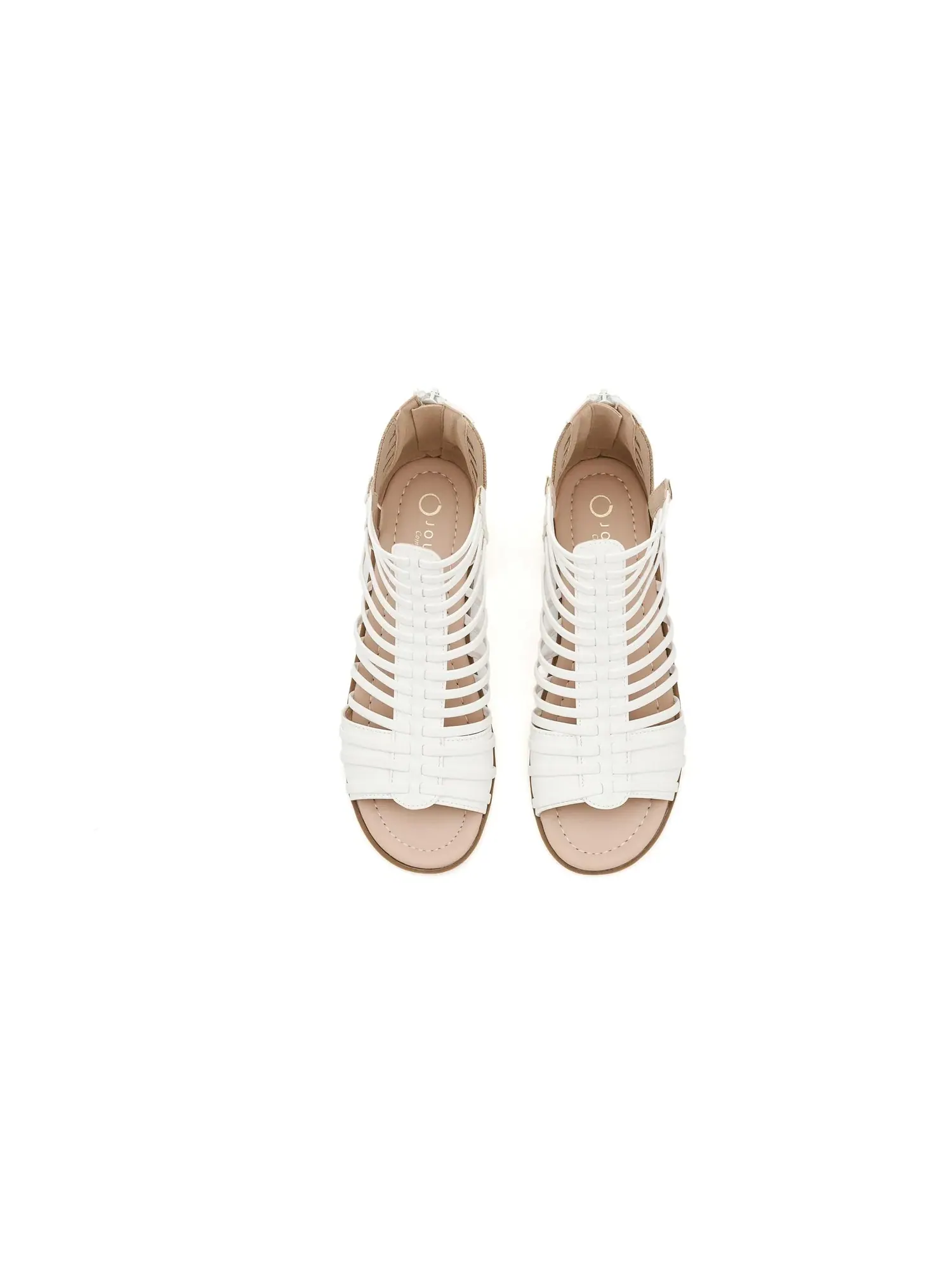 Сандалии Della Journee Collection — изображение 2 из 4, белый