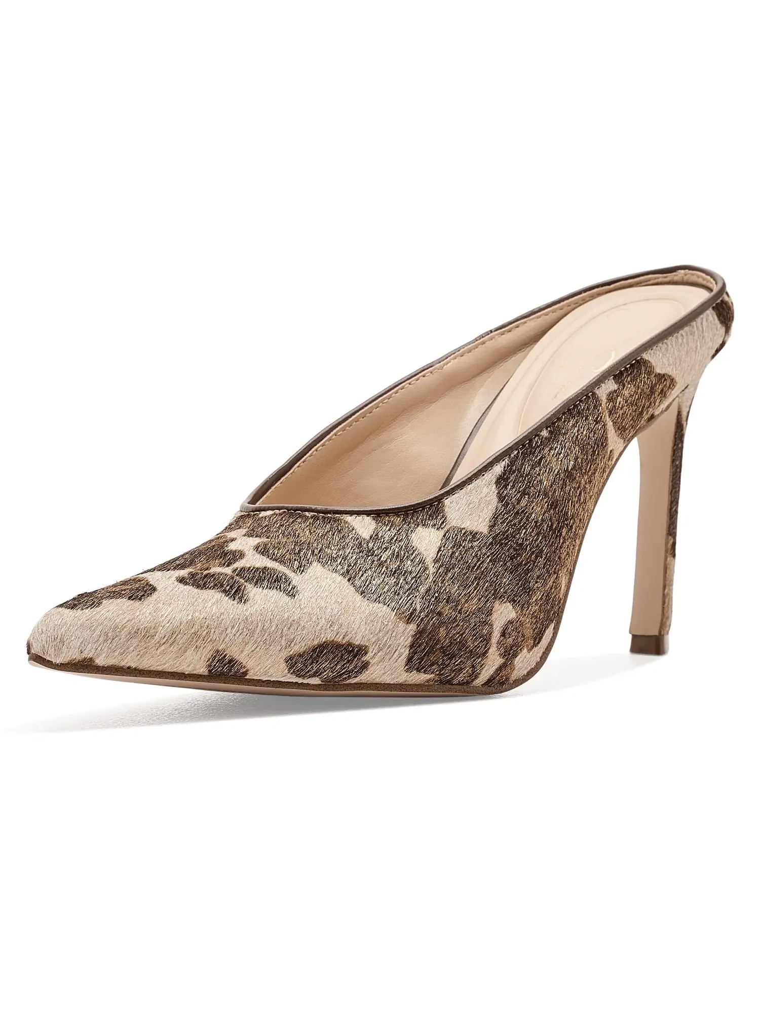 Мюли на высоком каблуке Wilix High Heels Mule Jessica Simpson — изображение 1 из 4, натуральный/золотистый