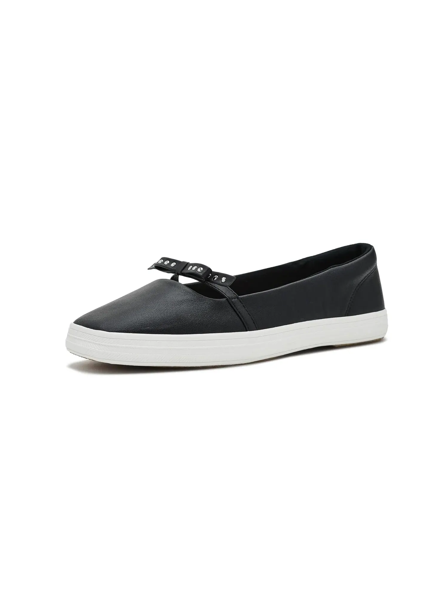 Балетки Square Toe Mini Bow Keds — изображение 1 из 4, черный