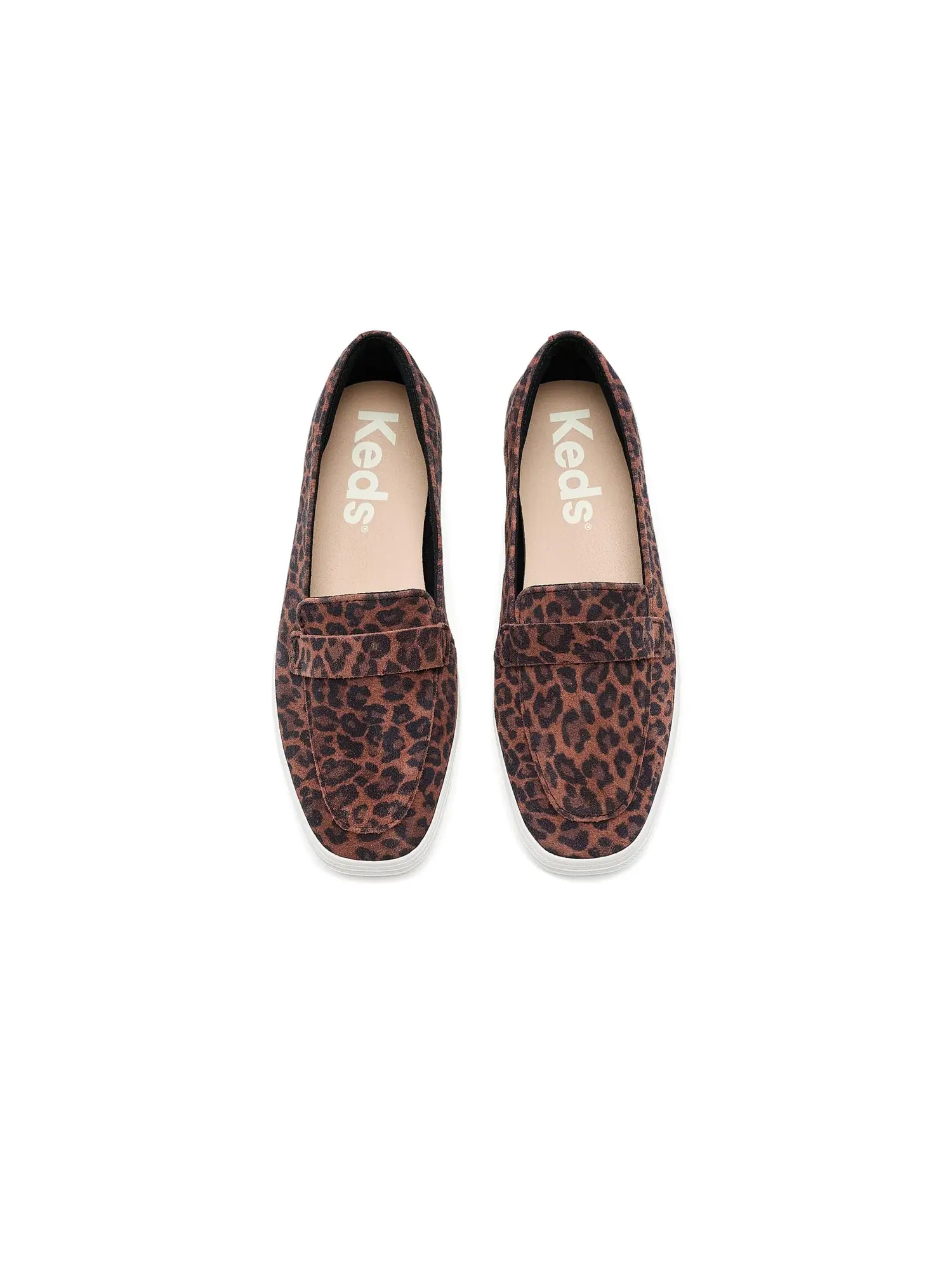Лоферы с квадратным носком без шнурков Keds — изображение 2 из 4, темный коричневый