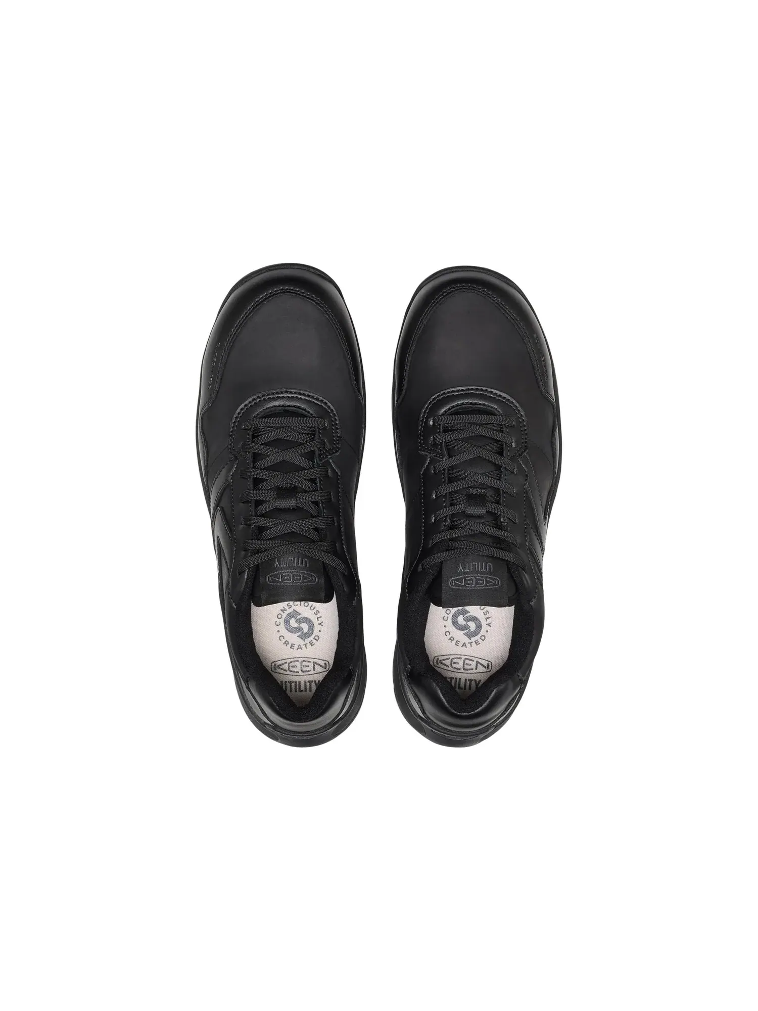 Рабочие кроссовки KS86 Utility+ (с мягким носком) Keen Utility — изображение 2 из 4, черный/черный