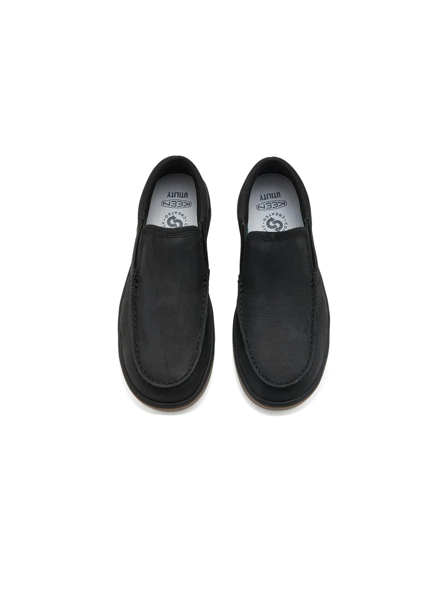 Рабочие кроссовки без шнуровки Gibson Slip-On Work Shoes (Carbon Toe) Keen Utility — изображение 2 из 4, черный