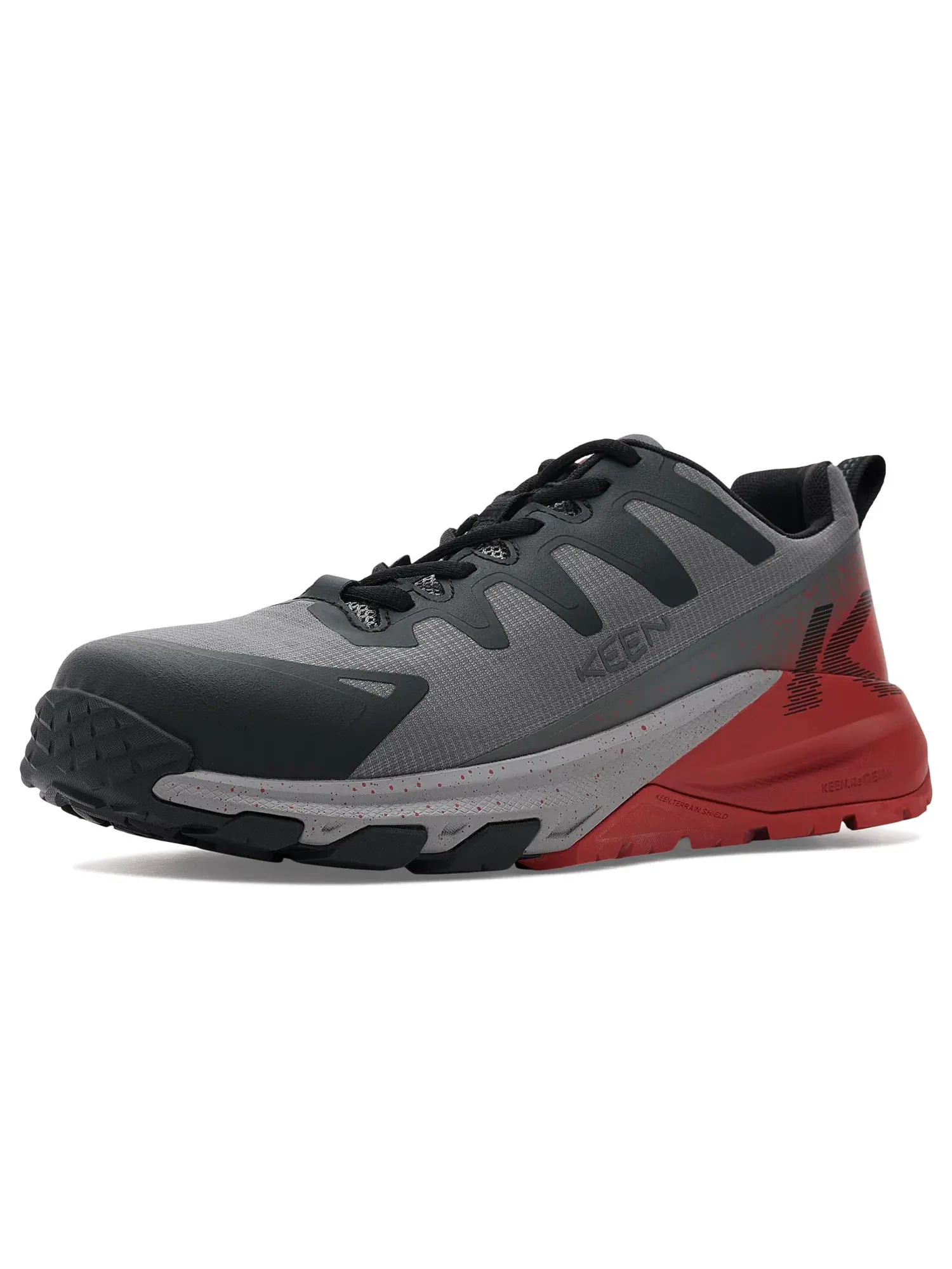 Рабочие кроссовки Targhee Blur Work Shoes (Carbon Toe) Keen Utility — изображение 1 из 4, серый/черный