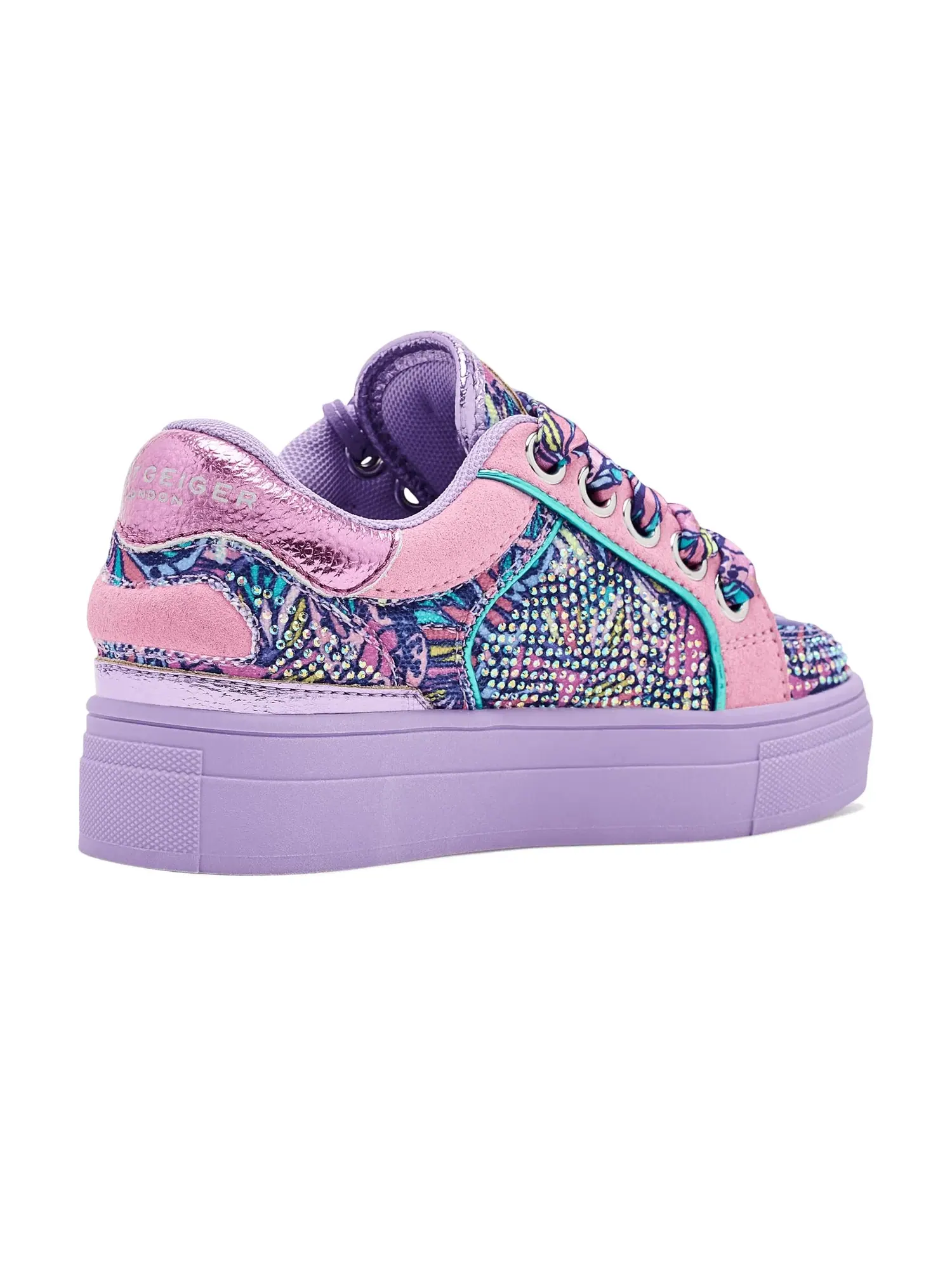 Кроссовки Mini Southbank Tag (для маленьких и больших детей) Kurt Geiger London Kids — изображение 3 из 4, мульти