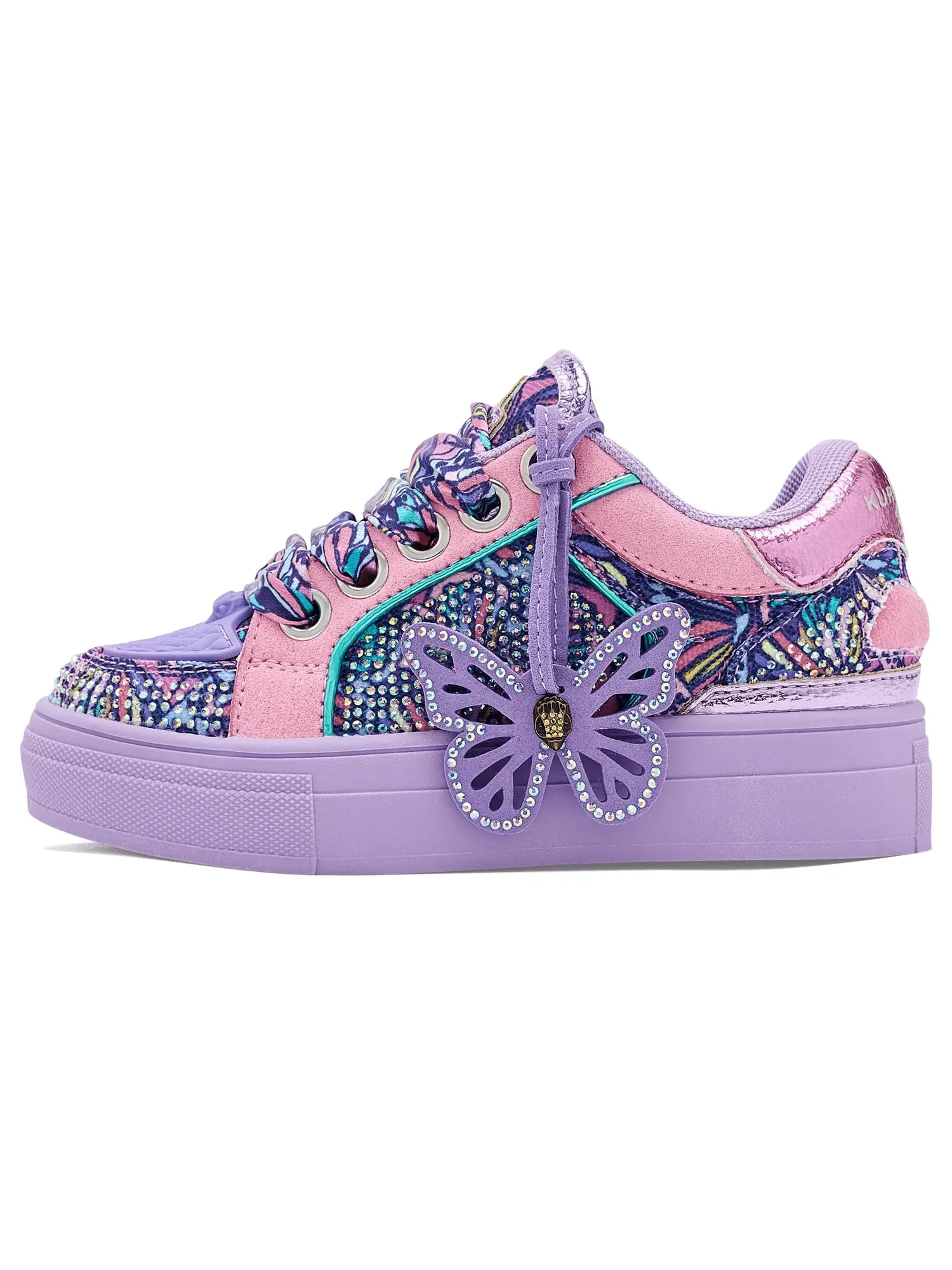 Кроссовки Mini Southbank Tag (для маленьких и больших детей) Kurt Geiger London Kids — изображение 4 из 4, мульти