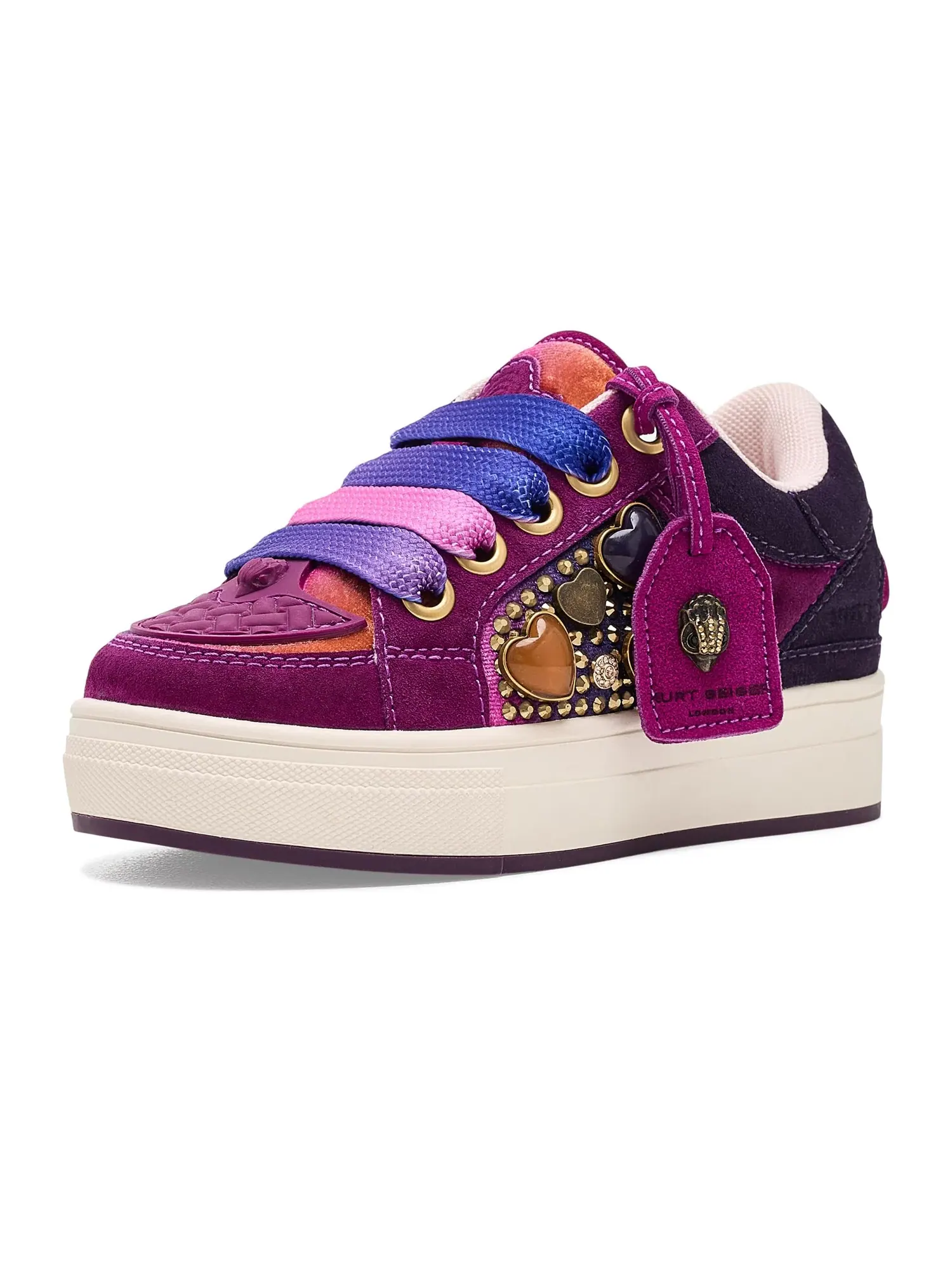 Кроссовки Mini Southbank Tag (для маленьких и больших детей) Kurt Geiger London Kids — изображение 1 из 4, мульти