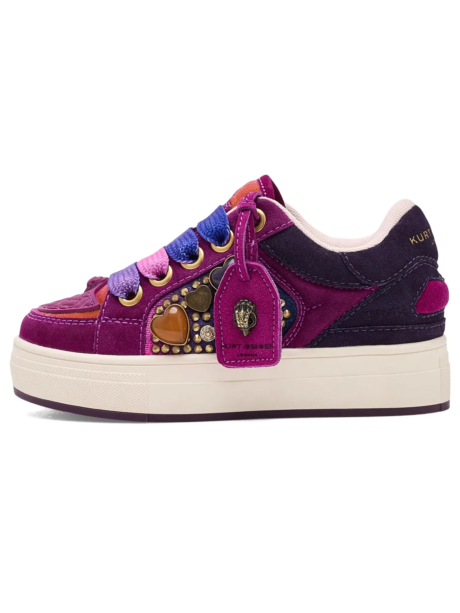Кроссовки Mini Southbank Tag (для маленьких и больших детей) Kurt Geiger London Kids — изображение 4 из 4, мульти