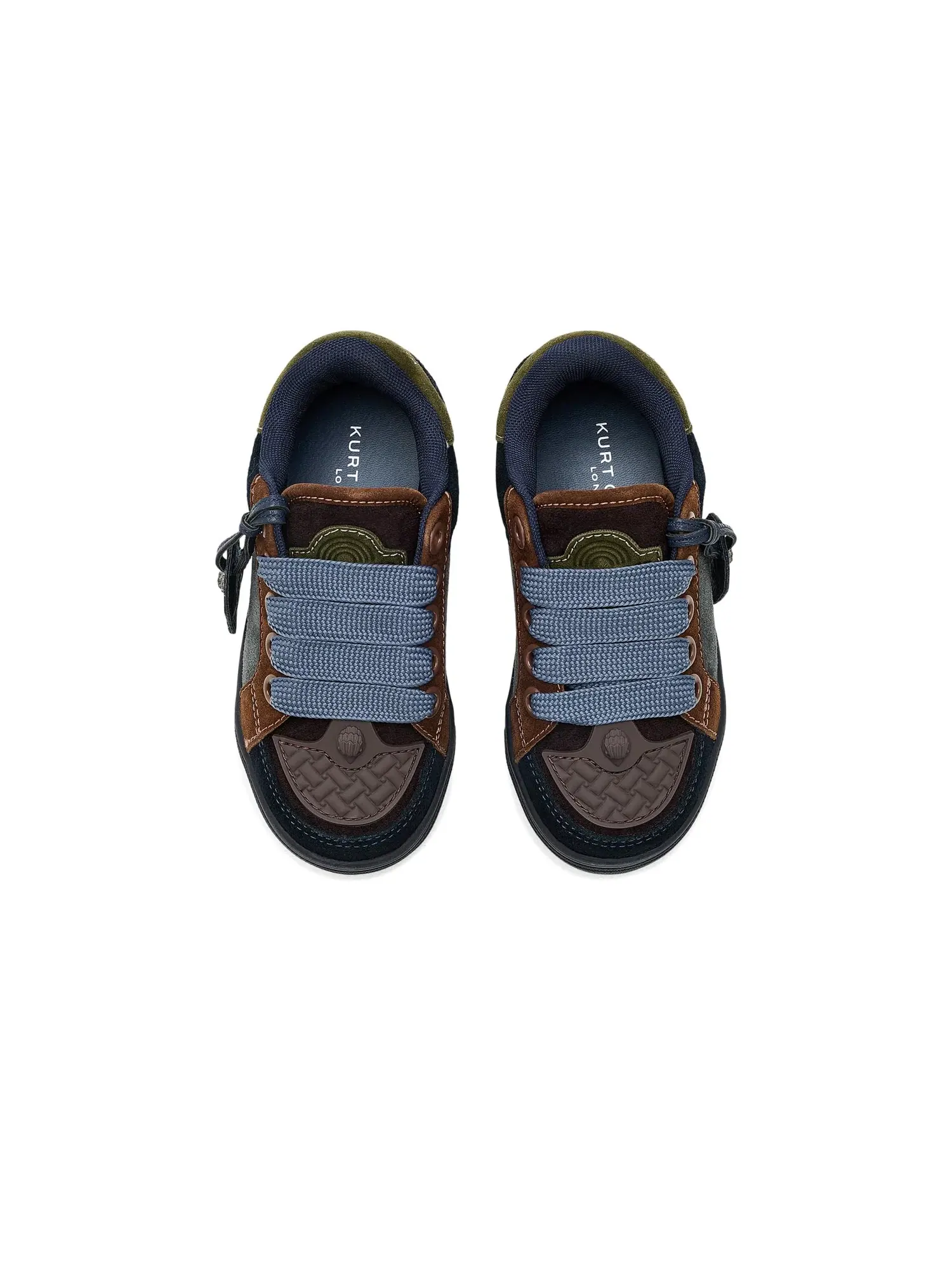 Кроссовки Mini Southbank Tag (для маленьких и больших детей) Kurt Geiger London Kids — изображение 2 из 4, синий темный