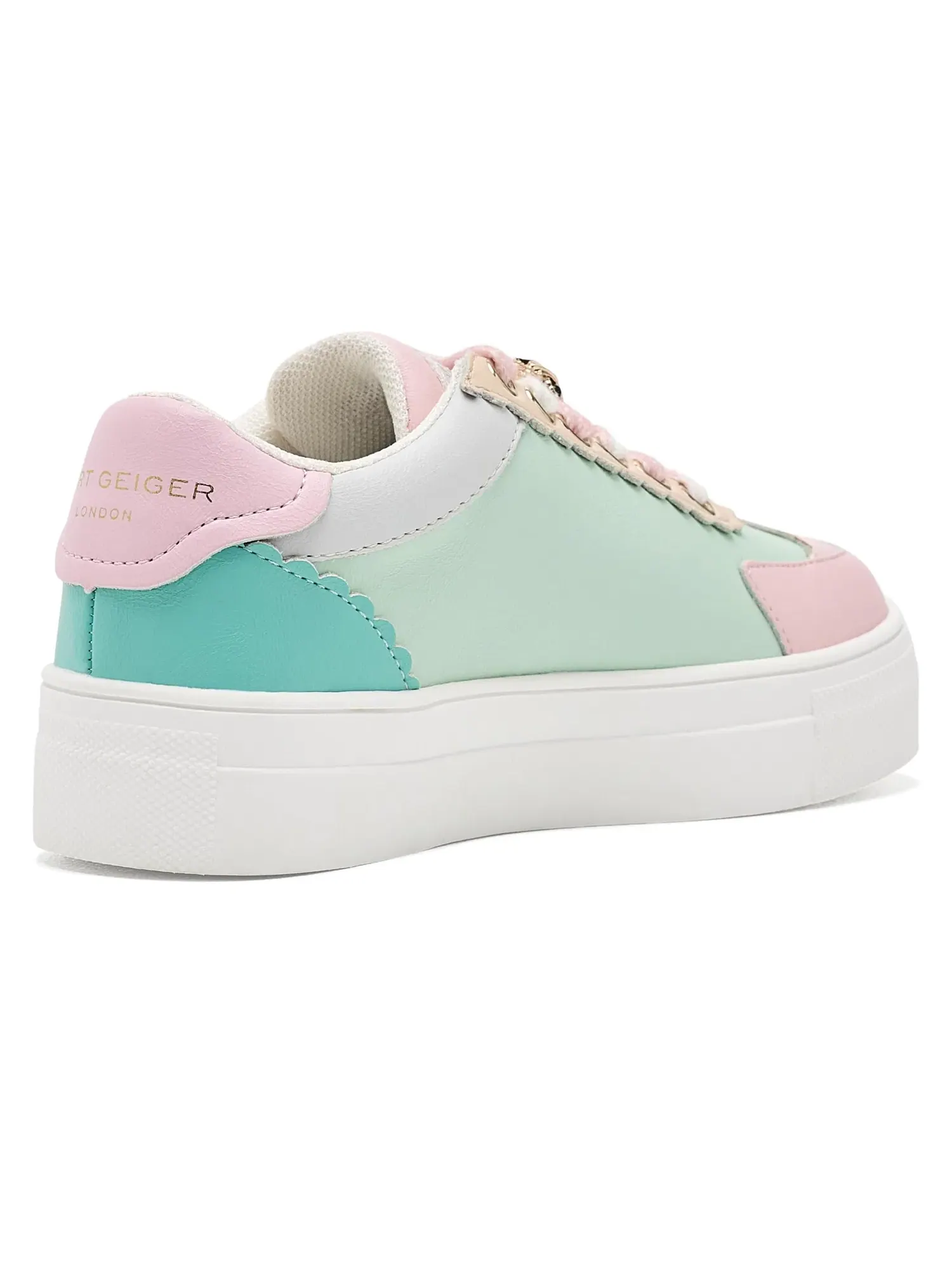 Кроссовки Mini Islington Cupsole (для маленьких и больших детей) Kurt Geiger London Kids — изображение 3 из 4, мульти