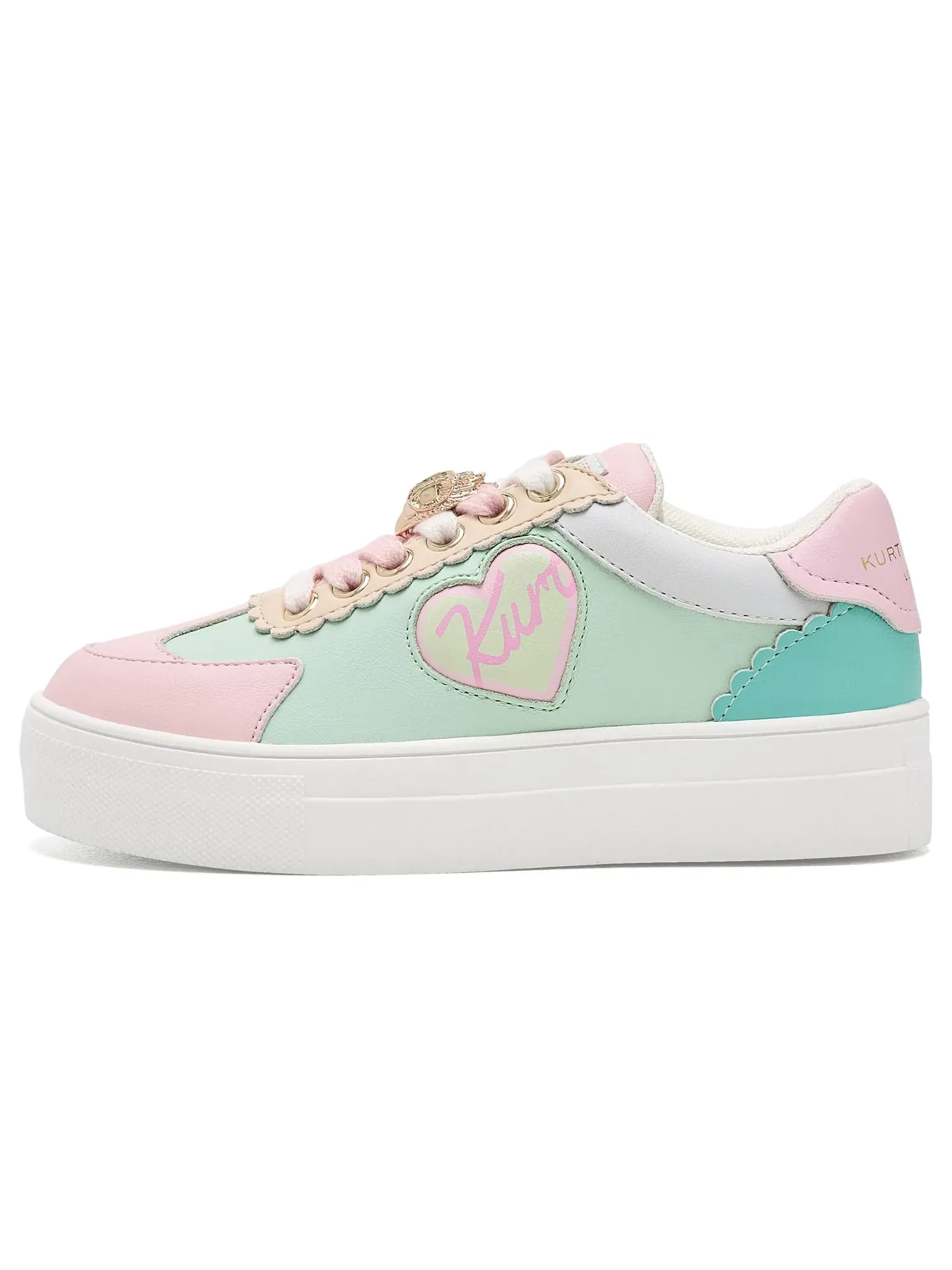 Кроссовки Mini Islington Cupsole (для маленьких и больших детей) Kurt Geiger London Kids — изображение 4 из 4, мульти