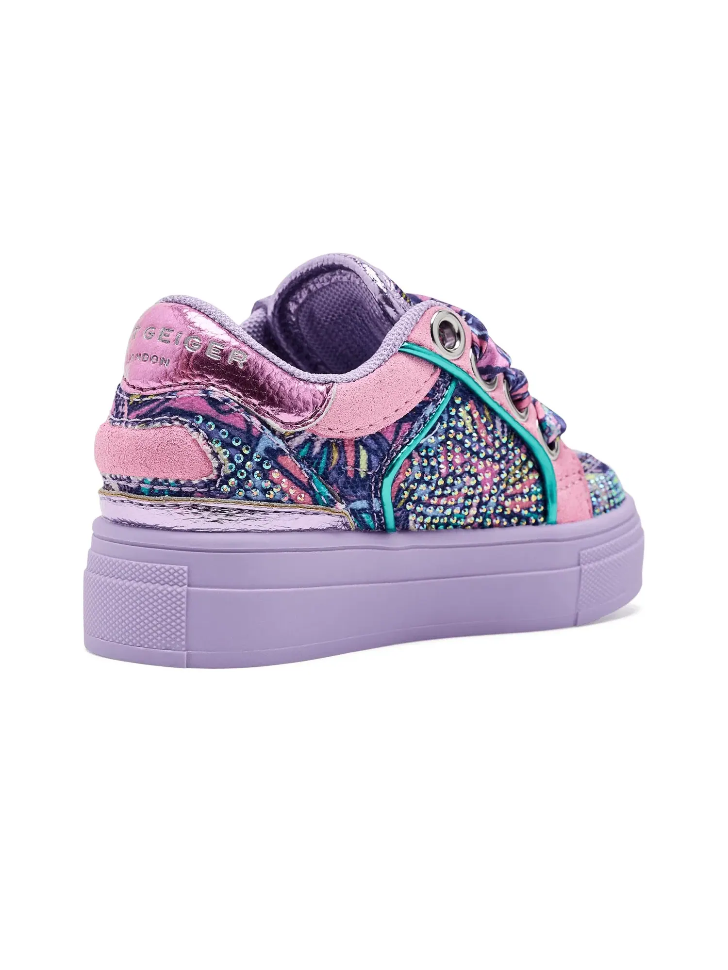 Кроссовки Mini Southbank Tag (для малышей) Kurt Geiger London Kids — изображение 3 из 4, мульти