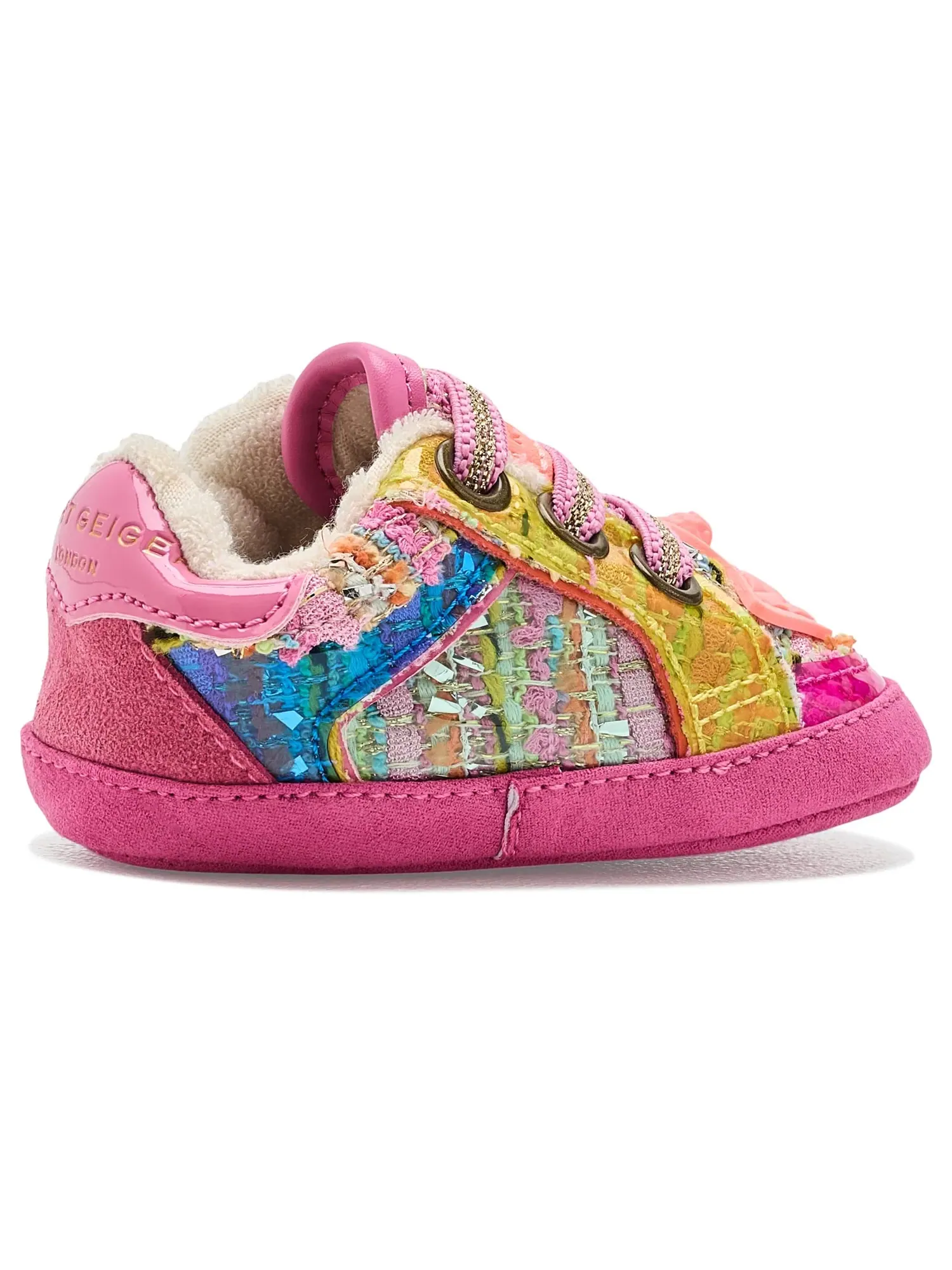 Кроссовки Baby Southbank Tag (для младенцев и малышей) Kurt Geiger London Kids — изображение 3 из 4, мульти