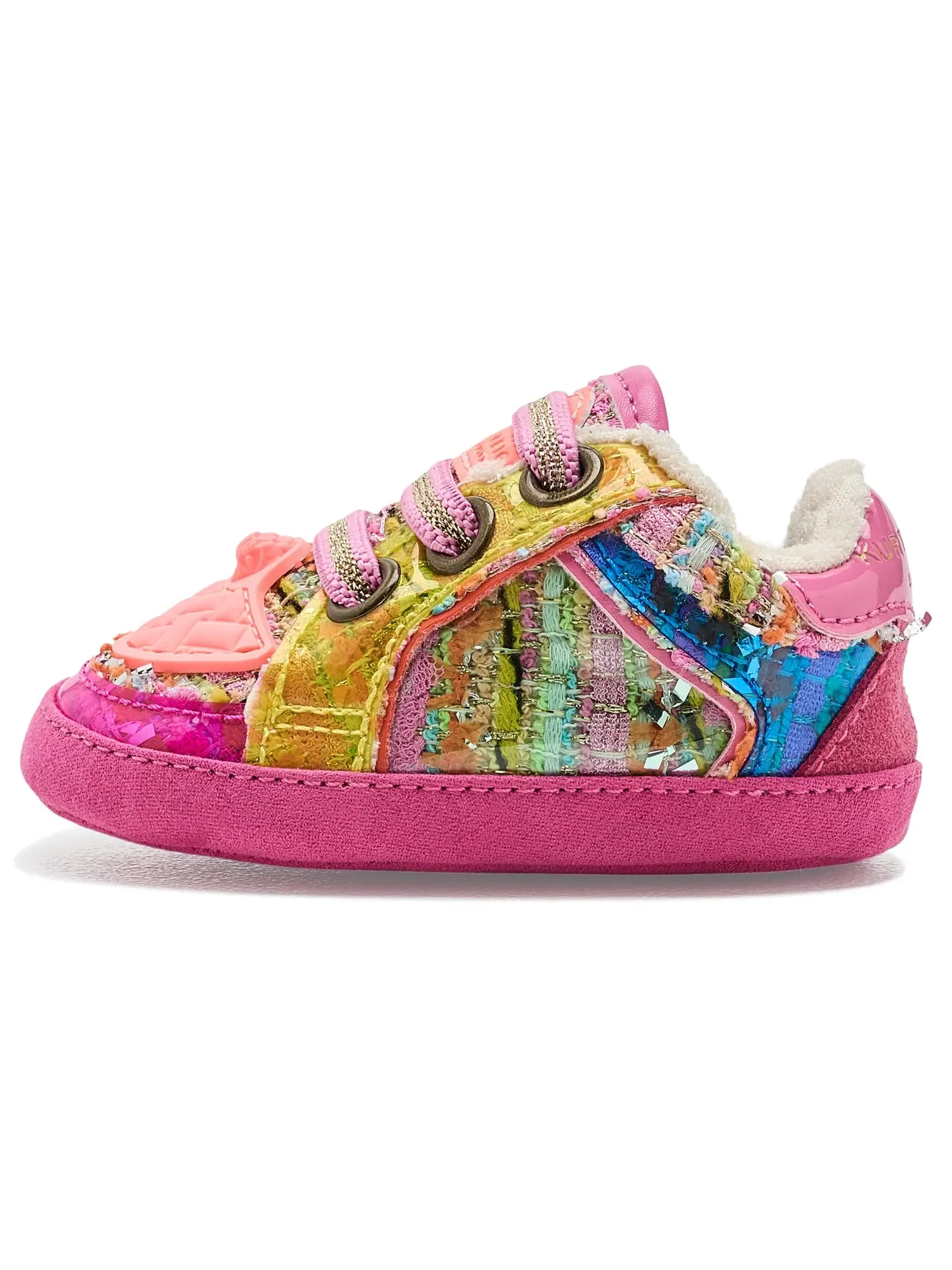 Кроссовки Baby Southbank Tag (для младенцев и малышей) Kurt Geiger London Kids — изображение 4 из 4, мульти