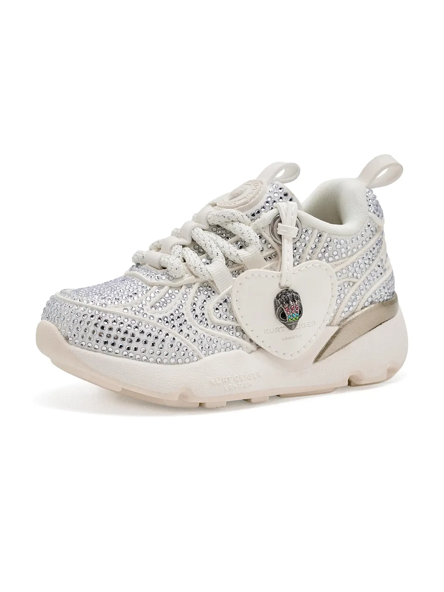 Кроссовки Mini Kurt Runner (для малышей) Kurt Geiger London Kids — изображение 1 из 4, белый