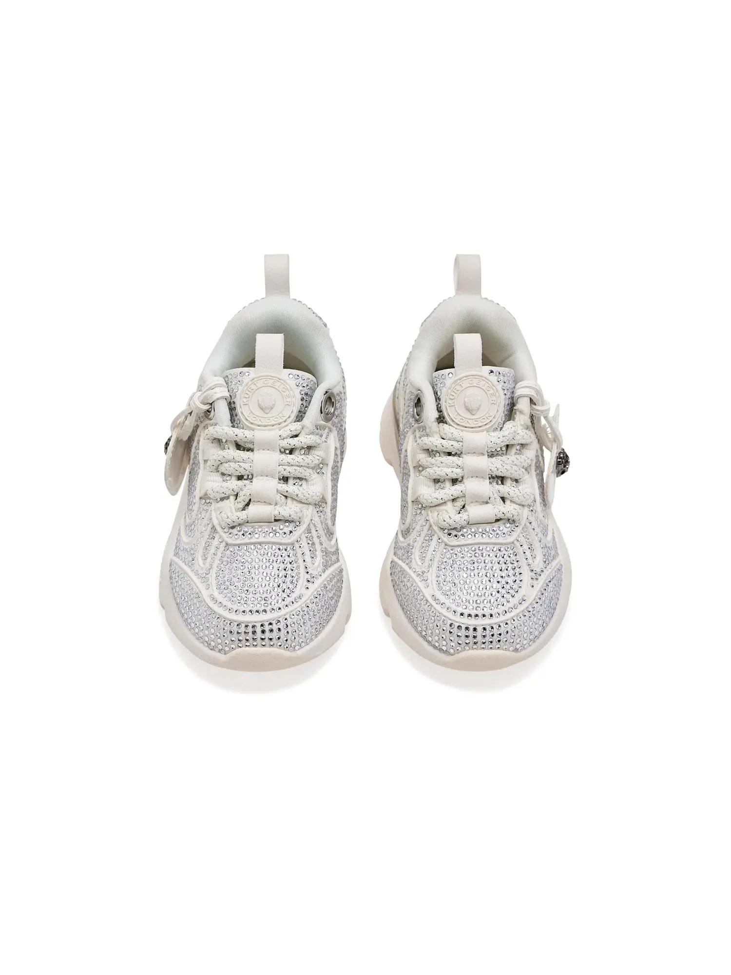 Кроссовки Mini Kurt Runner (для малышей) Kurt Geiger London Kids — изображение 2 из 4, белый