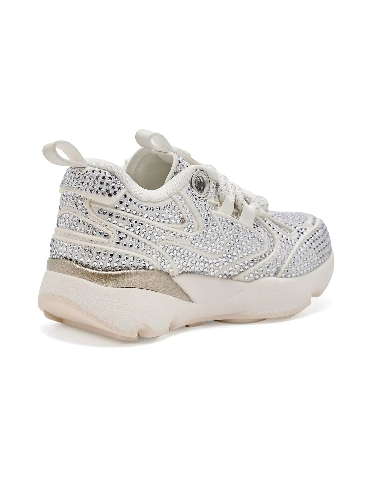 Кроссовки Mini Kurt Runner (для малышей) Kurt Geiger London Kids — изображение 3 из 4, белый