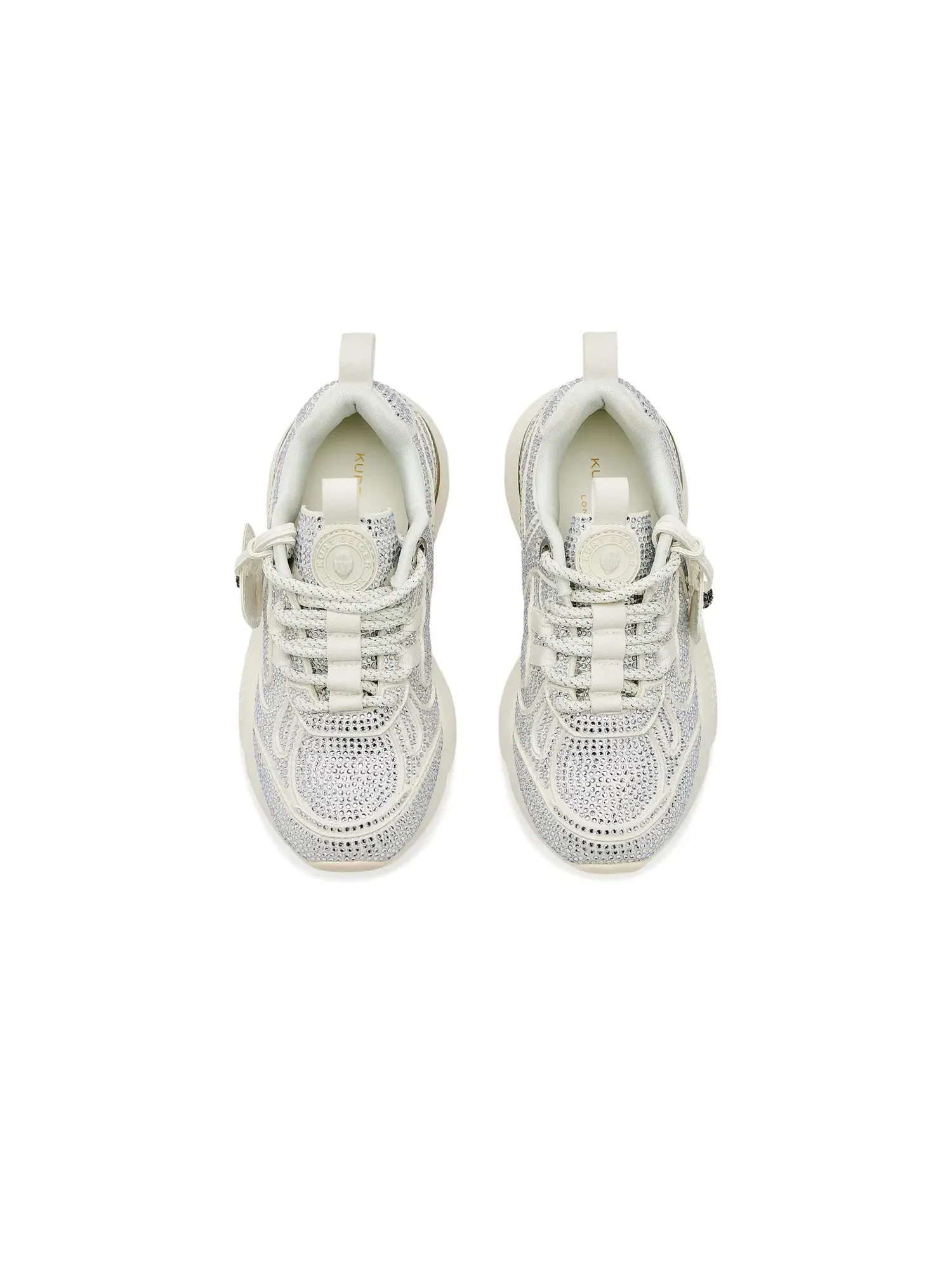 Кроссовки Mini Kurt Runner (для маленьких и больших детей) Kurt Geiger London Kids — изображение 2 из 4, белый