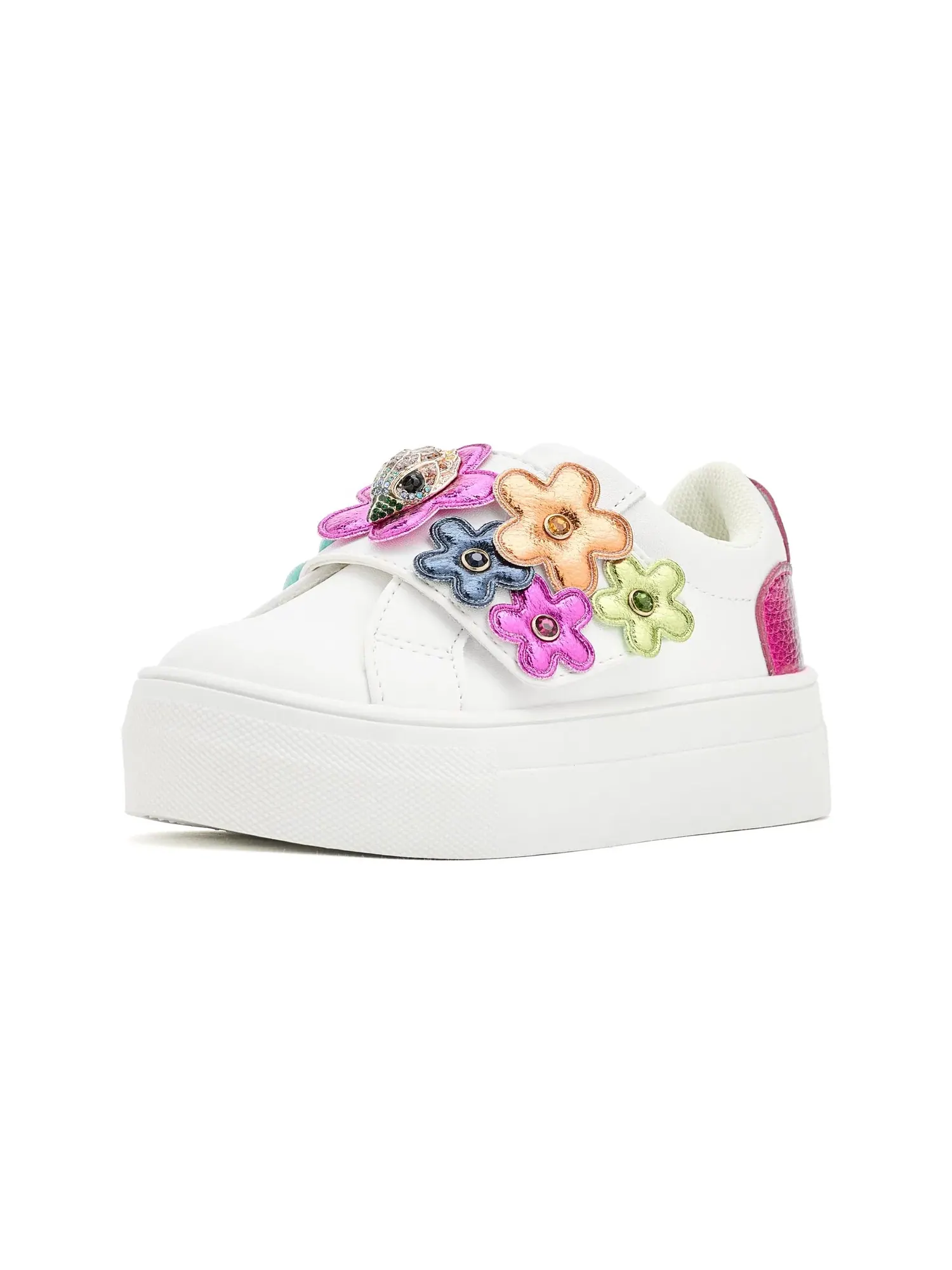 Кроссовки Mini Flower Petal (для малышей) Kurt Geiger London Kids — изображение 1 из 4, белый мульти