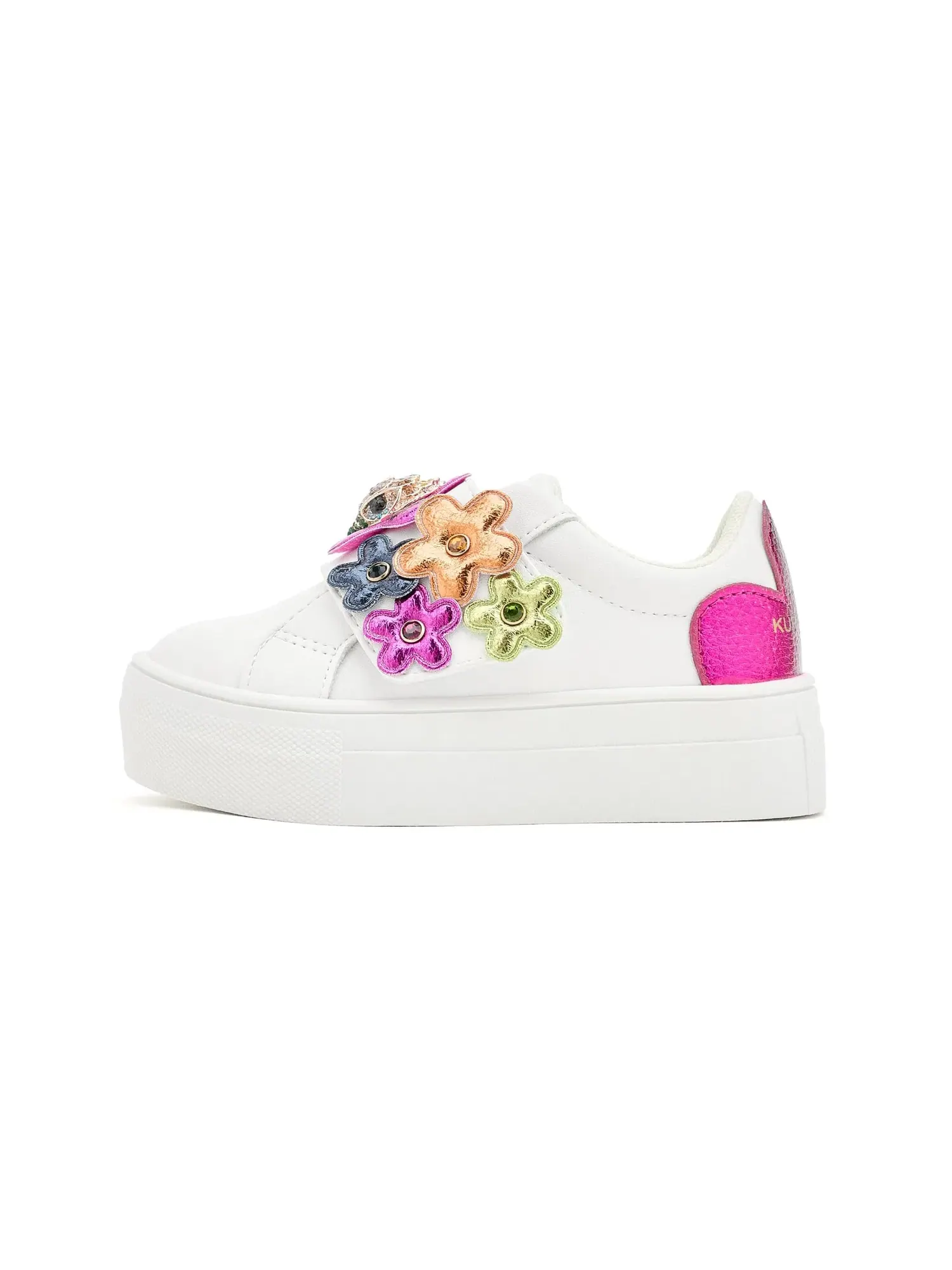Кроссовки Mini Flower Petal (для малышей) Kurt Geiger London Kids — изображение 4 из 4, белый мульти