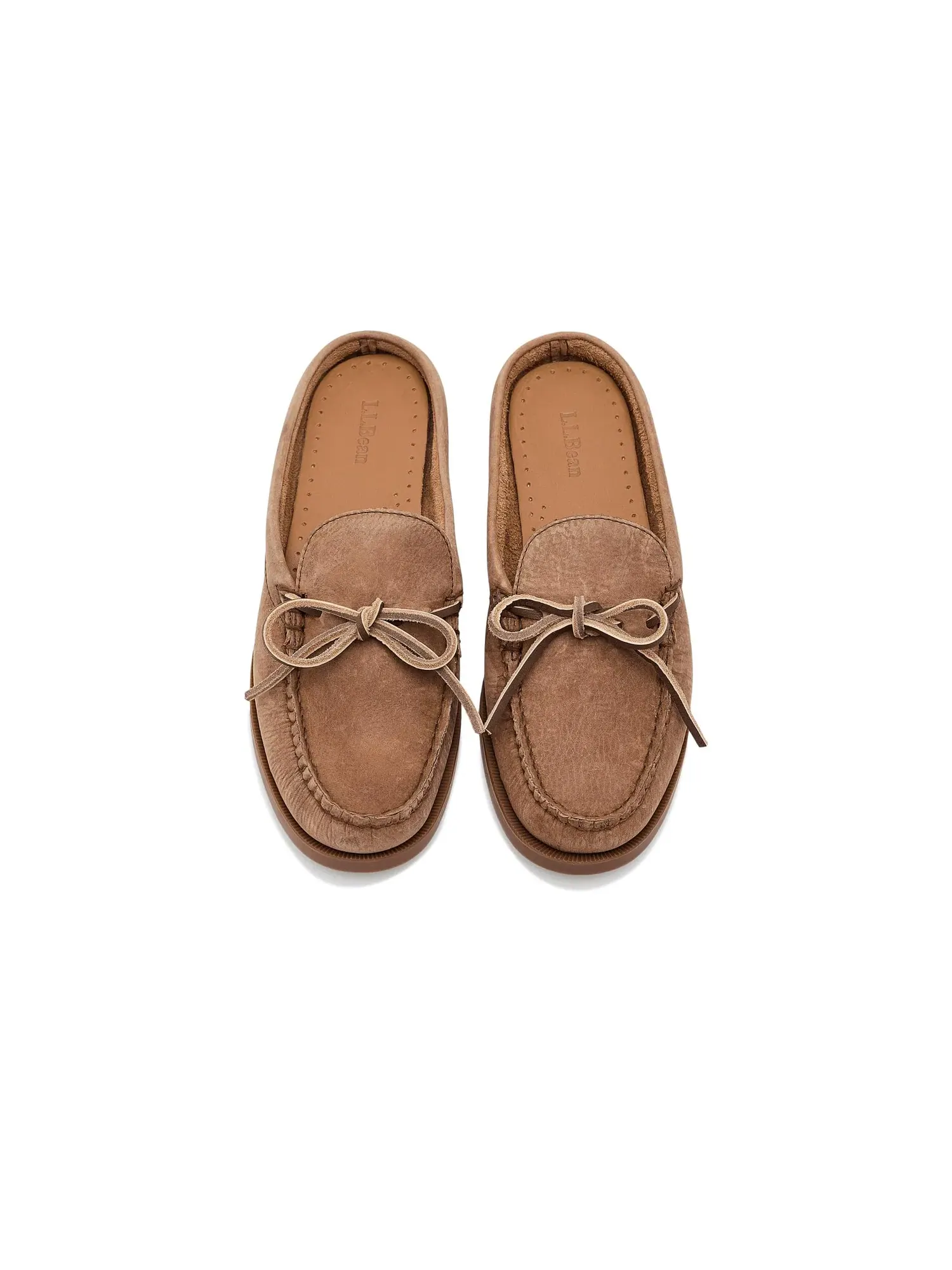Мюли Casco Bay Boat Moc Mules L.L.Bean — изображение 2 из 4, коричневый