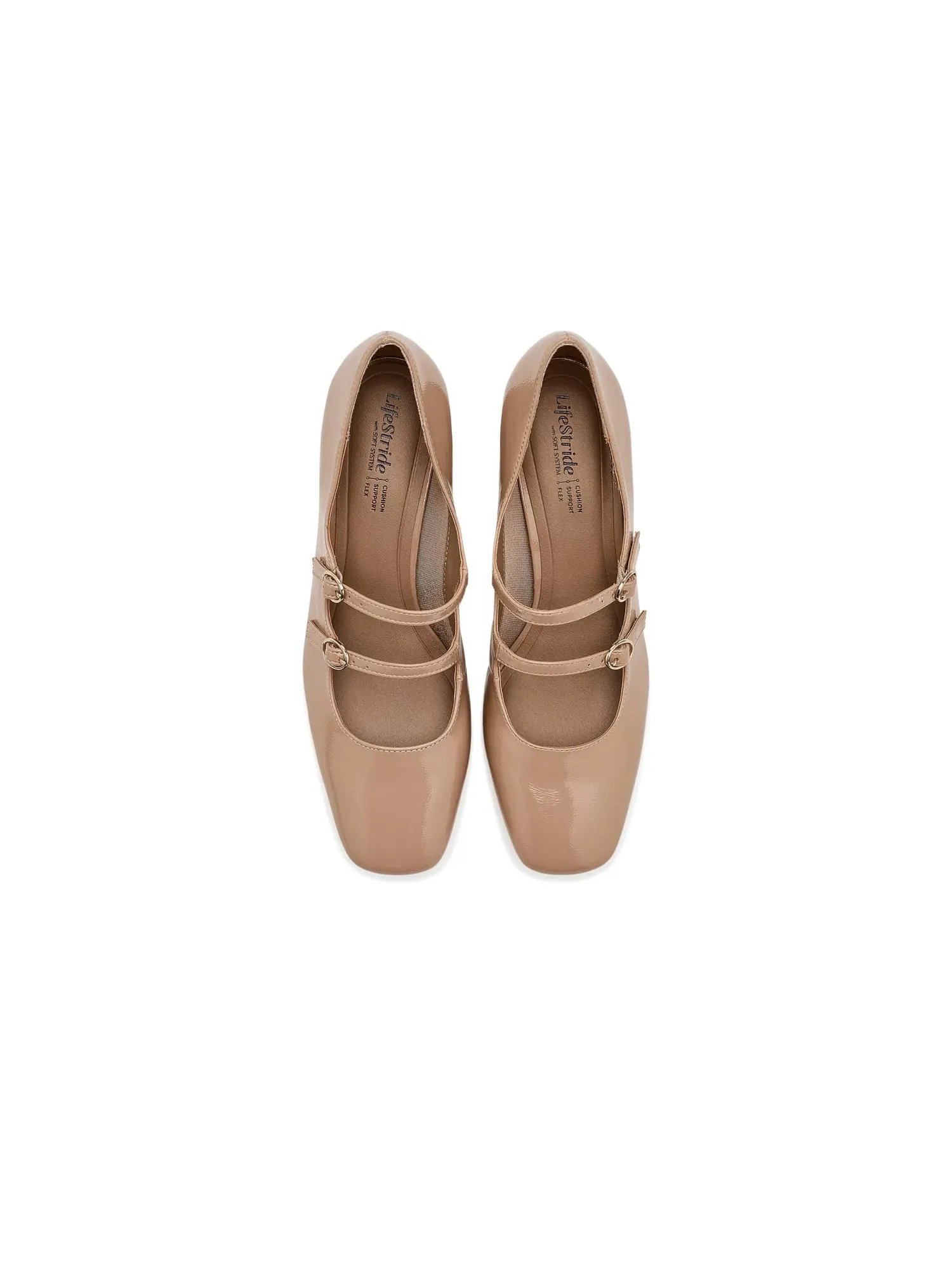 Туфли Claudette Mary Jane Pumps Lifestride — изображение 2 из 4, бежевый