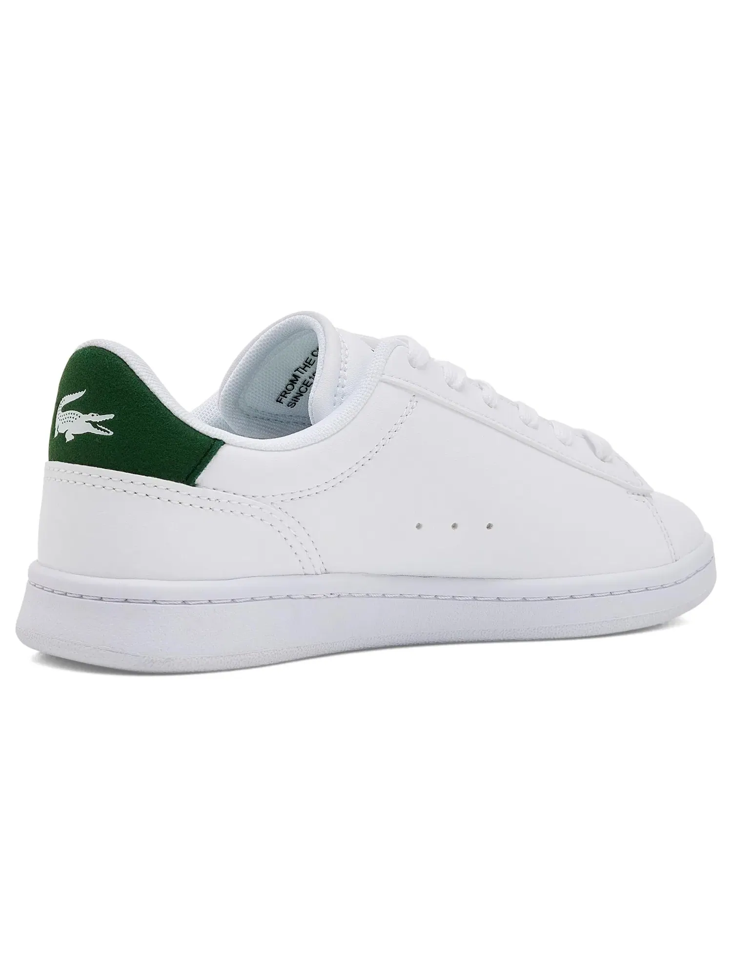 Кроссовки Carnaby Set (для маленьких и больших детей) Lacoste Kids — изображение 3 из 4, белый/темный зеленый