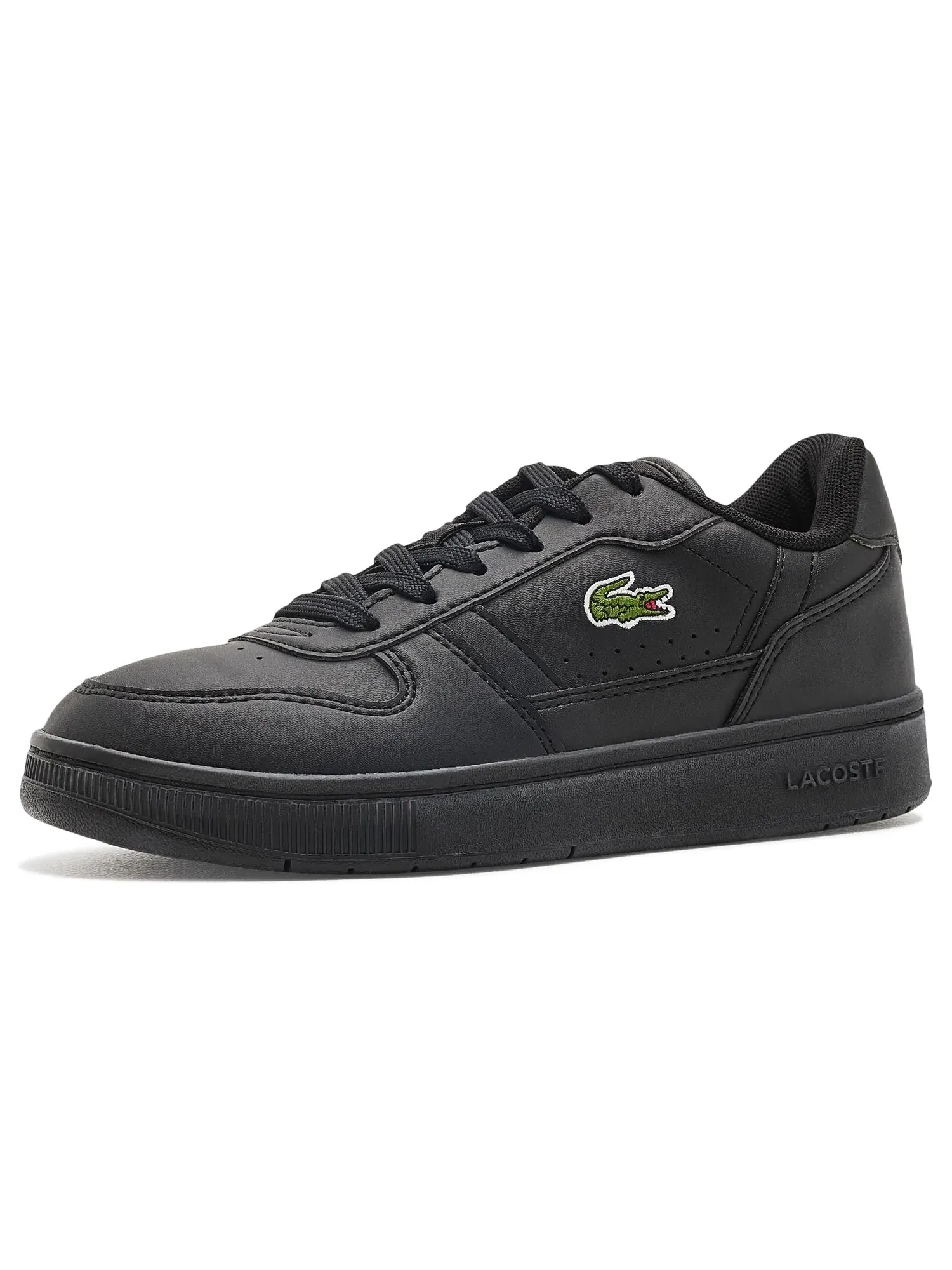 Кроссовки с Т-образными зажимами (для маленьких и больших детей) Lacoste Kids — изображение 1 из 4, черный