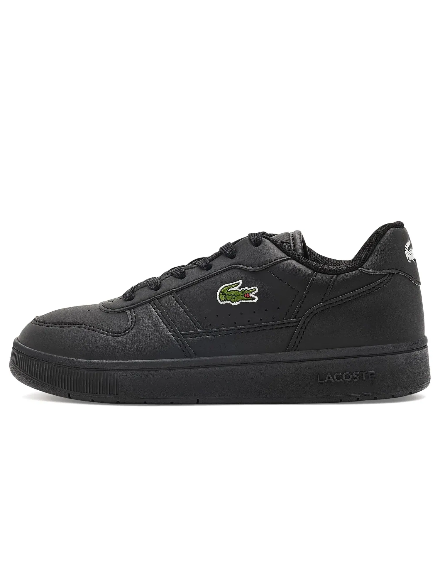 Кроссовки с Т-образными зажимами (для маленьких и больших детей) Lacoste Kids — изображение 4 из 4, черный
