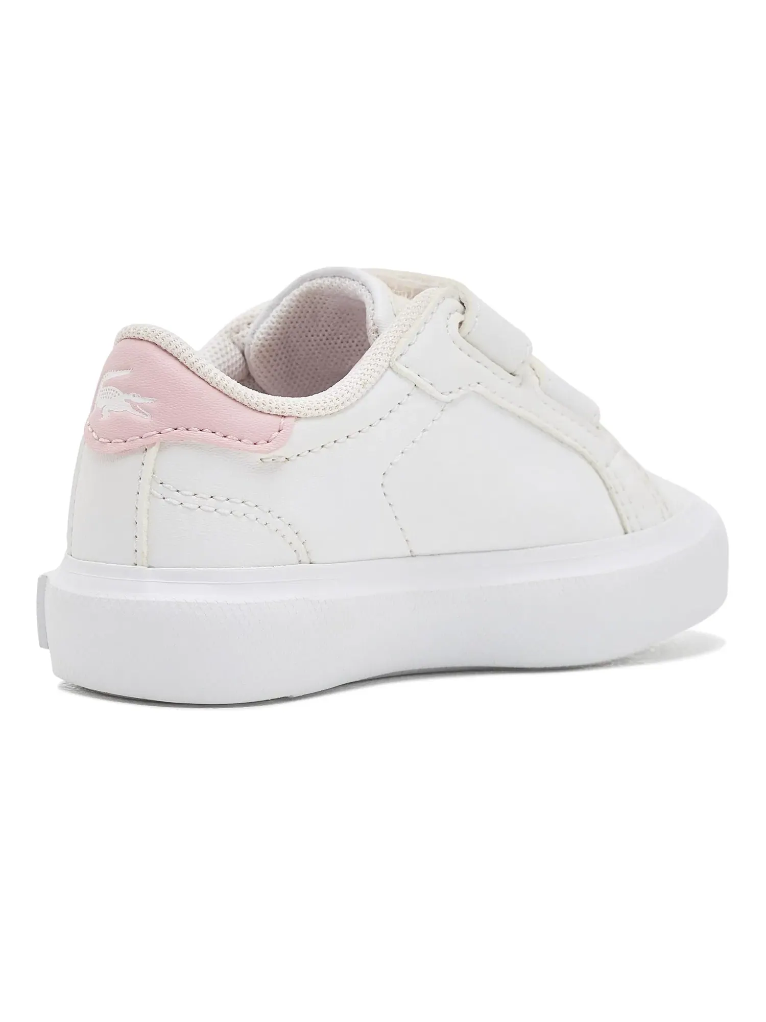 Кроссовки Powercourt (для малышей/детей младшего возраста) Lacoste Kids — изображение 3 из 4, белый/светлый розовый
