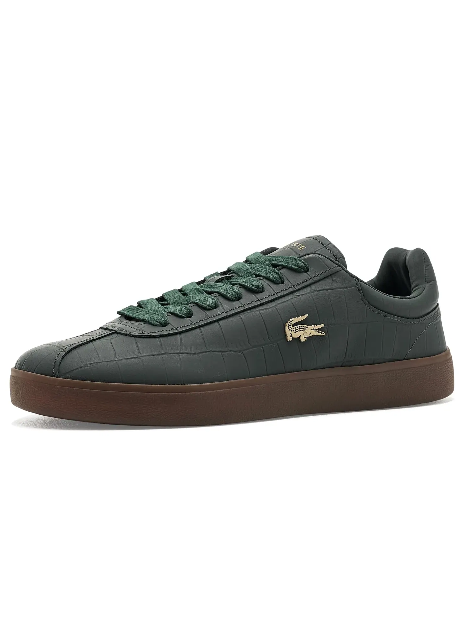 Кожаные кроссовки Baseshot Lacoste — изображение 1 из 4, темный зеленый