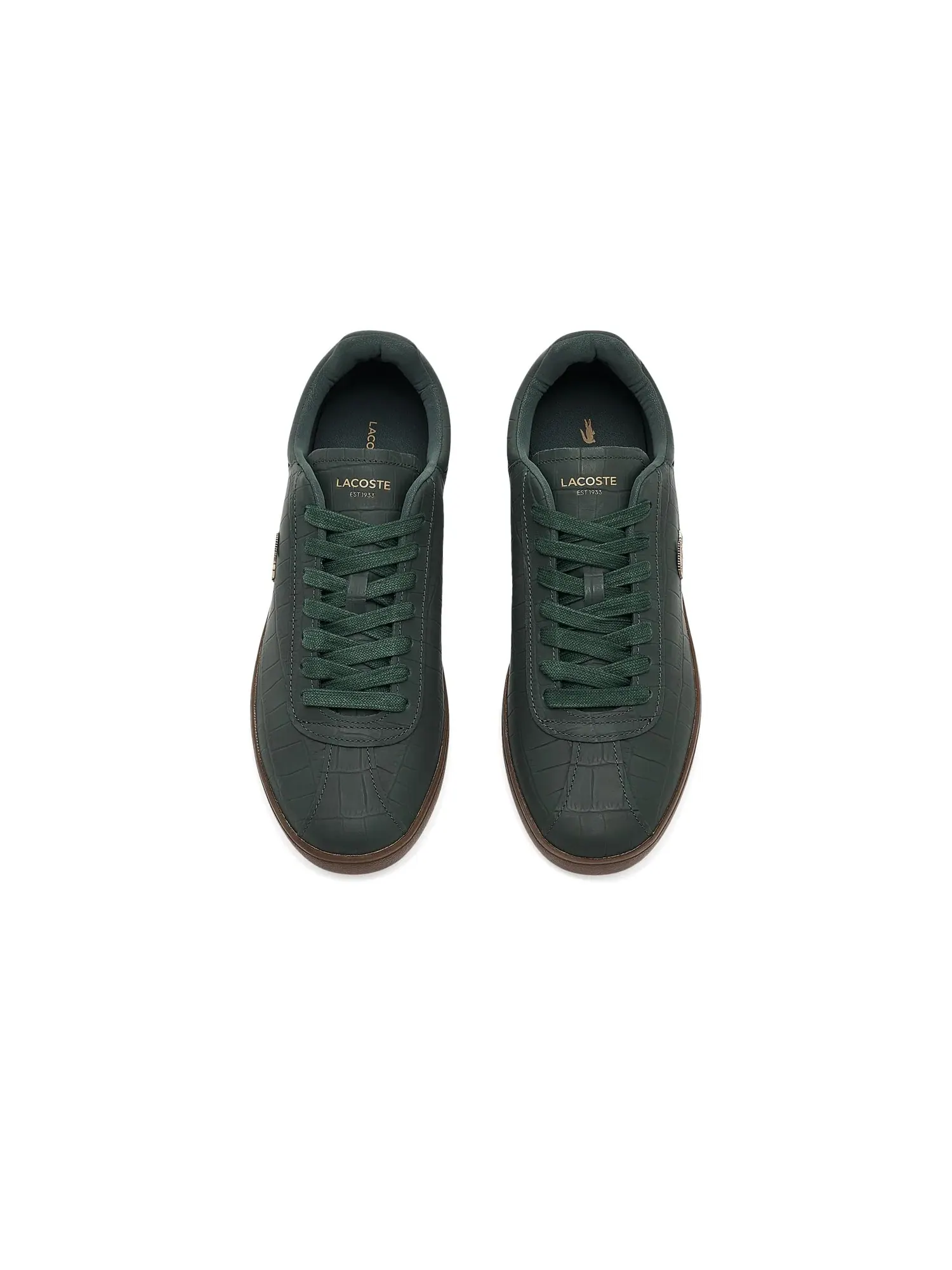 Кожаные кроссовки Baseshot Lacoste — изображение 2 из 4, темный зеленый